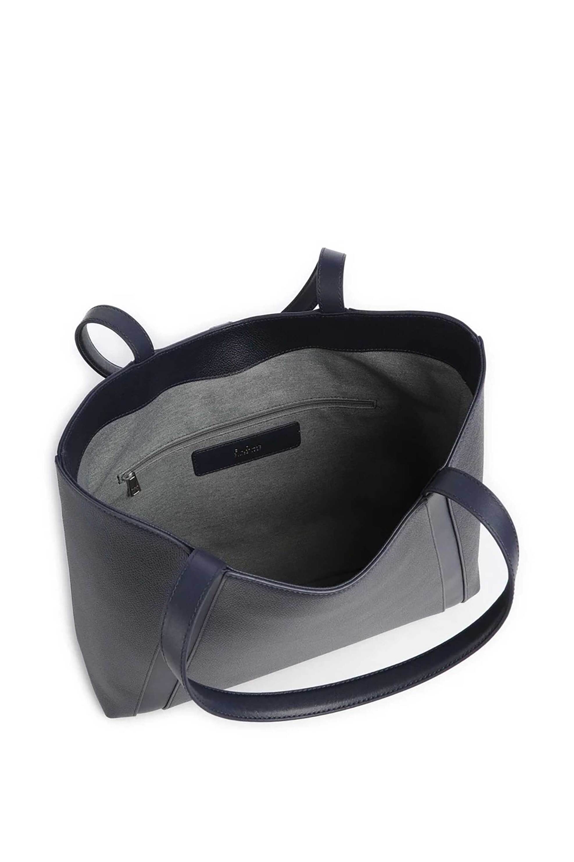 Furla Γυναικεία Δερμάτινη Τσάντα Ώμου Goccia Tote L - Wb01788-Bx3353 Μπλε Σκούρο