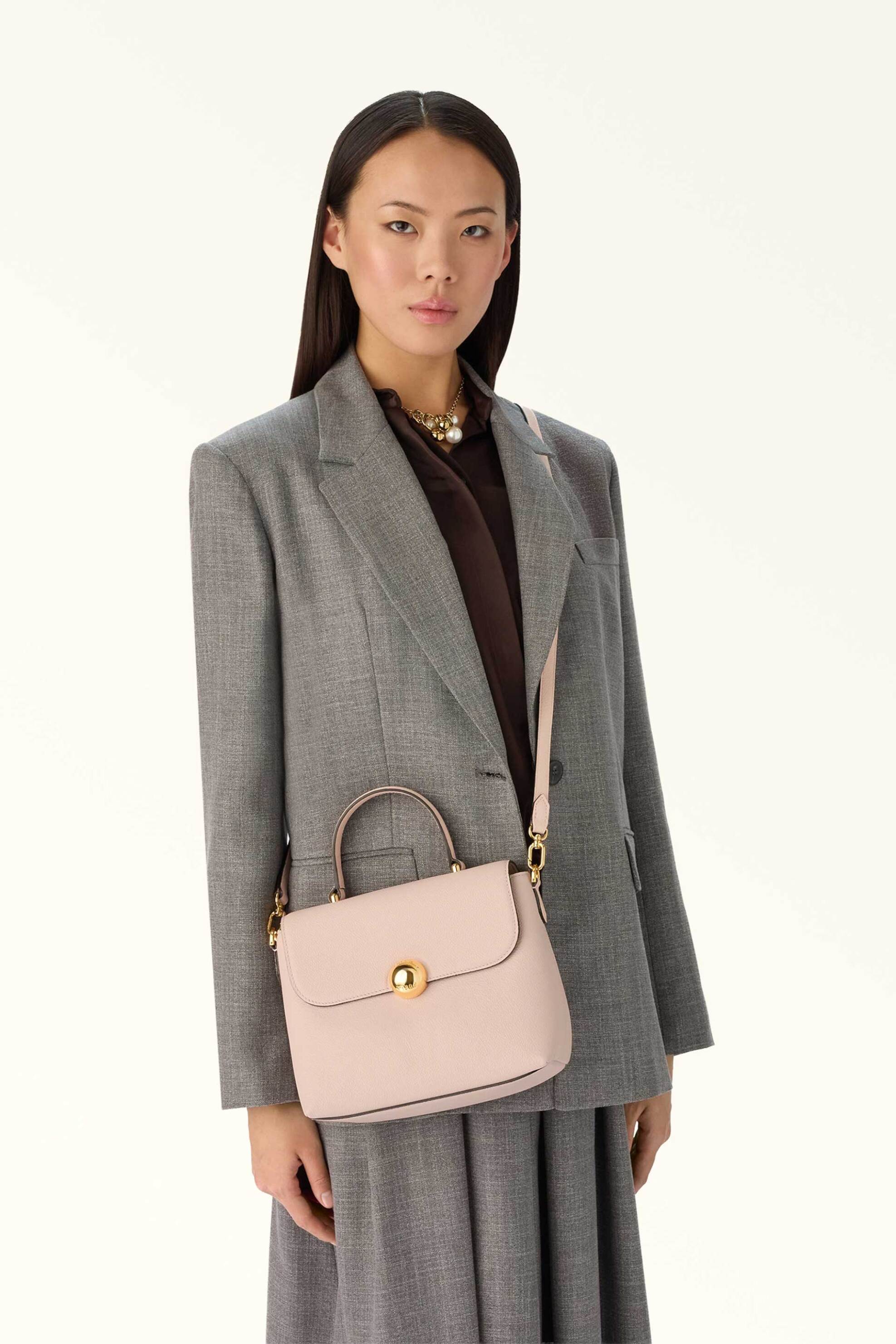 Furla Γυναικεία Τσάντα Χειρός Crossbody Moonlight Top Handle S - Wb01882-Bx3036 Ροζ