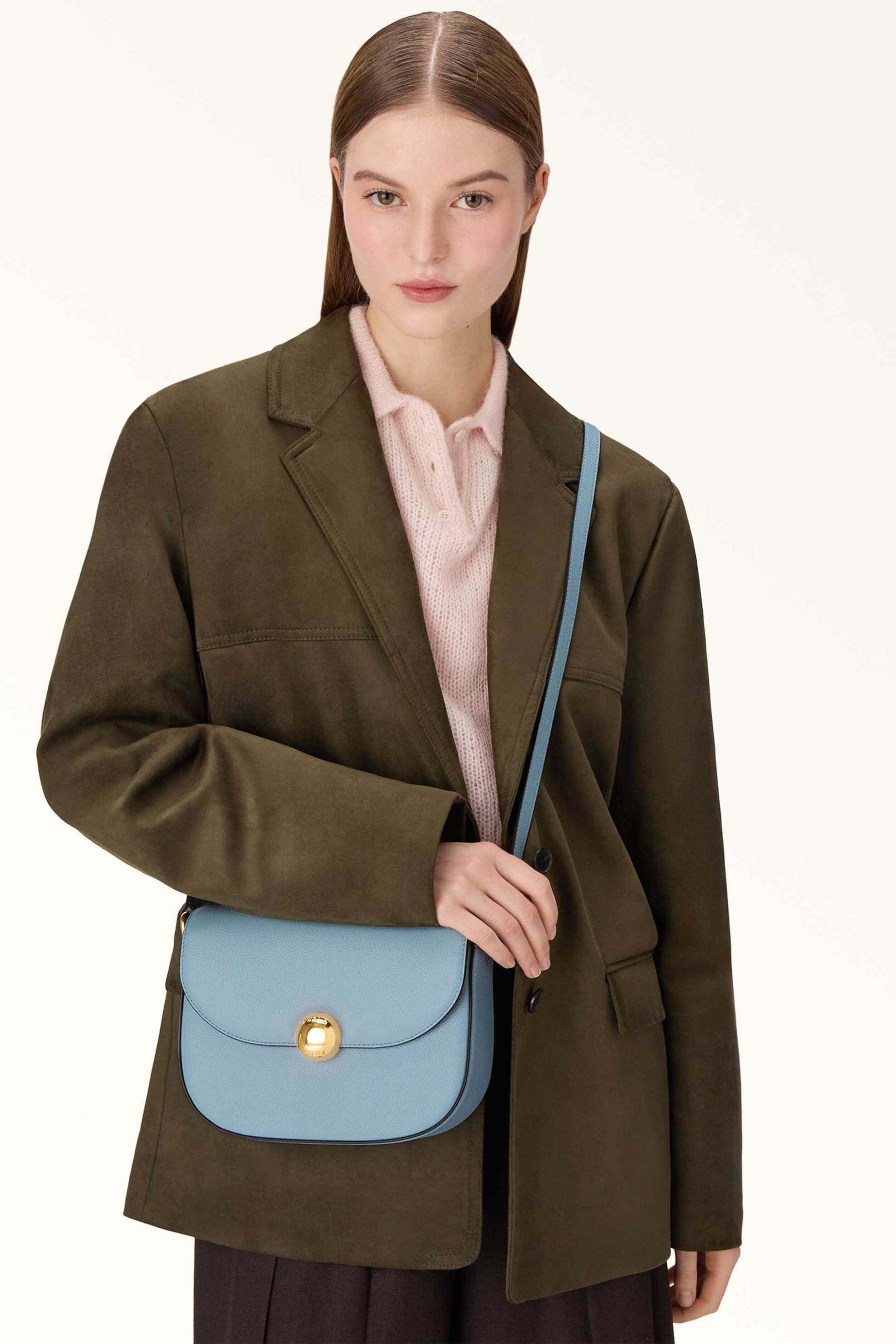Furla Γυναικεία Τσάντα Crossbody Moonlight S - Wb01887-Bx3036 Γαλάζιο
