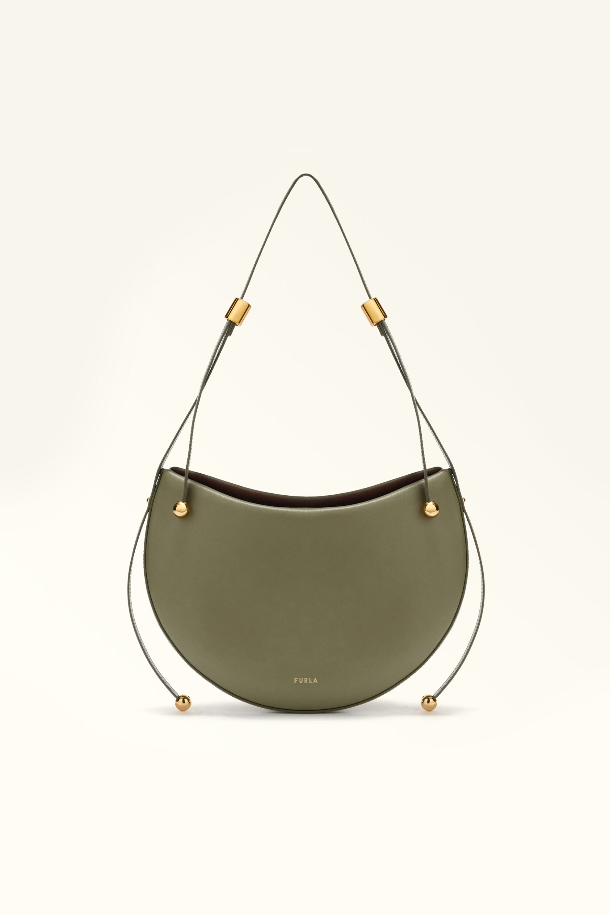 Furla γυναικεία τσάντα ώμου "Moonstone S" - WB01868-BX3104 Λαδί