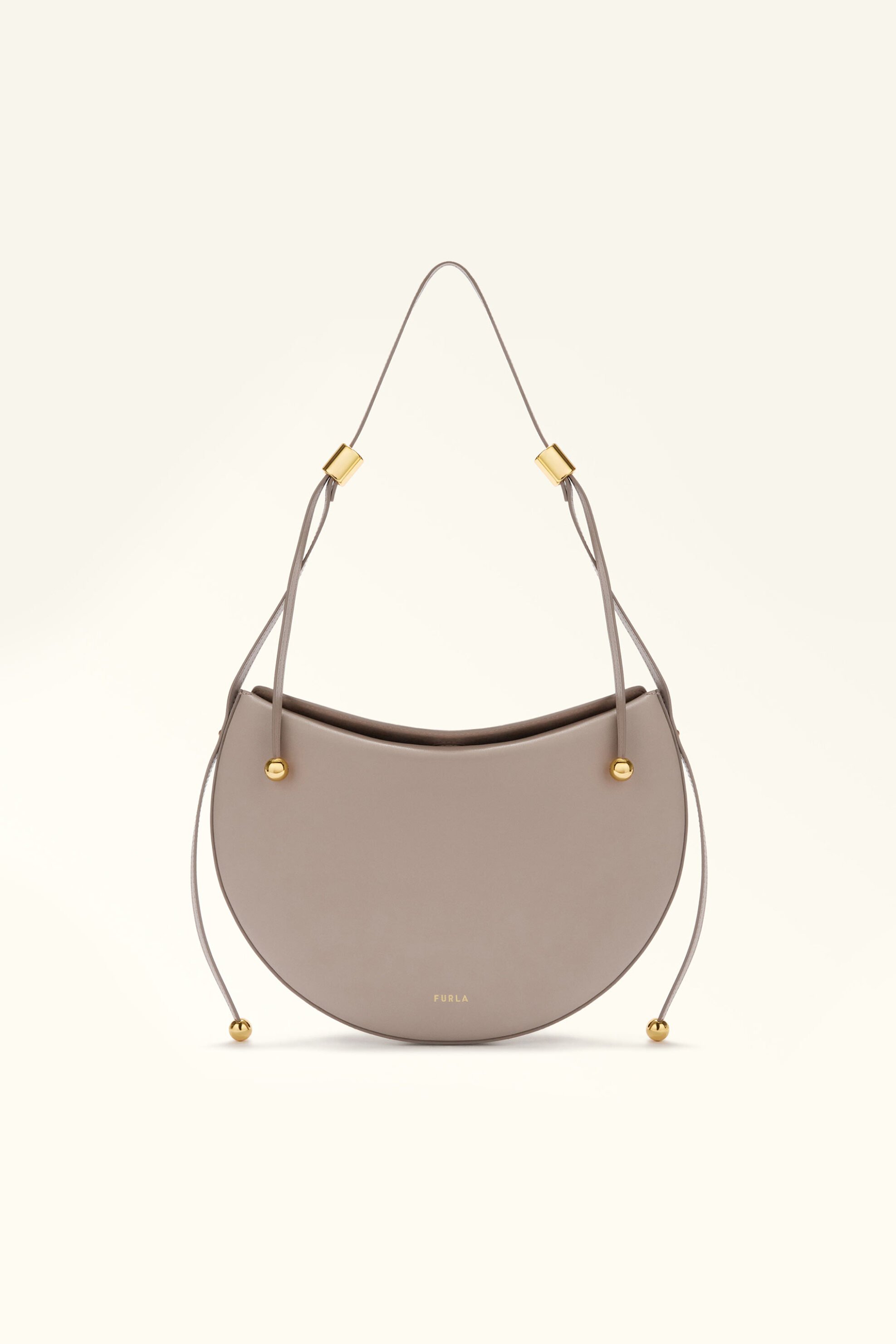 Furla γυναικεία τσάντα ώμου "Moonstone S" - WB01868-BX3104 Γκρι Ανοιχτό