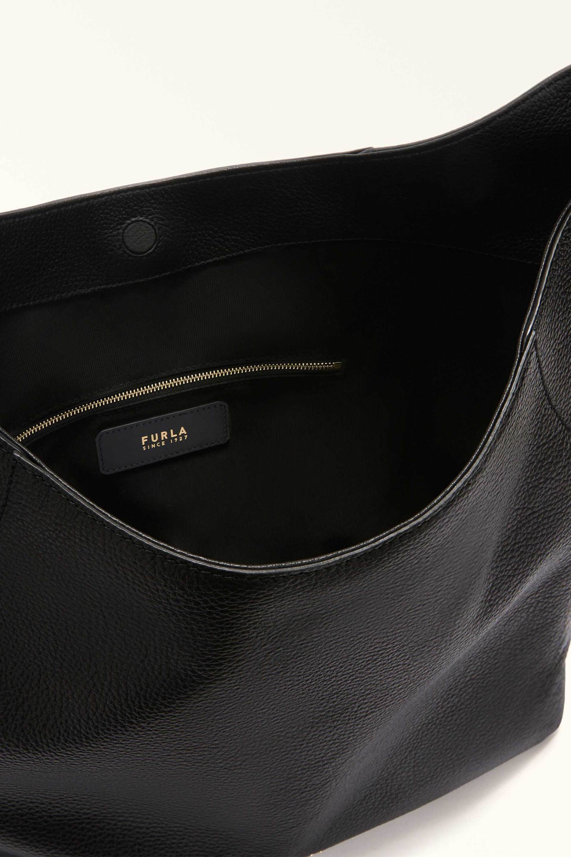 Furla γυναικεία δερμάτινη τσάντα ώμου "Lara L" - WB01876-HSF000 Μαύρο φωτογραφία