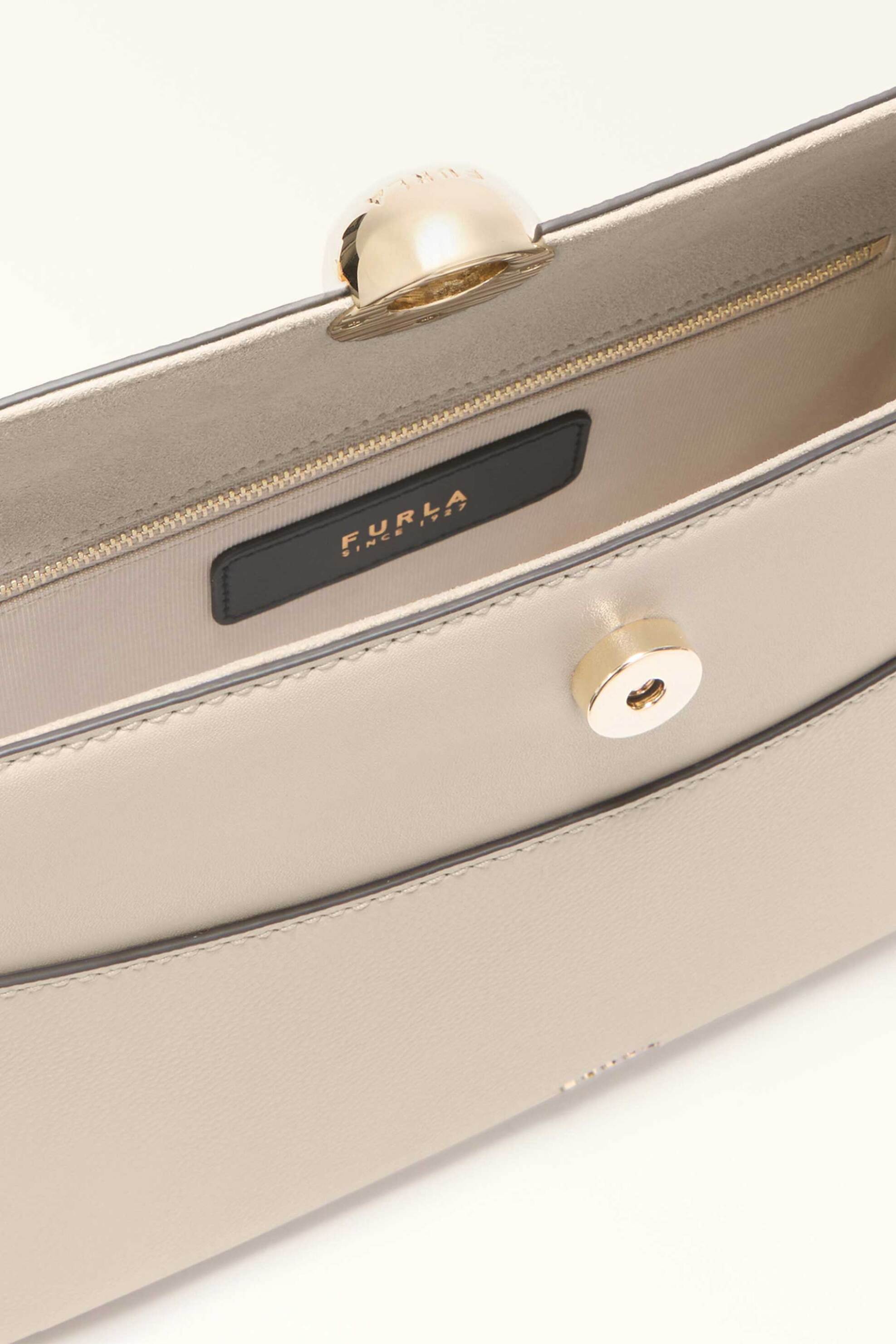 Furla Γυναικεία Τσάντα Ώμου Nicole Boston M - Wb01883-Bx4296 Εκρού