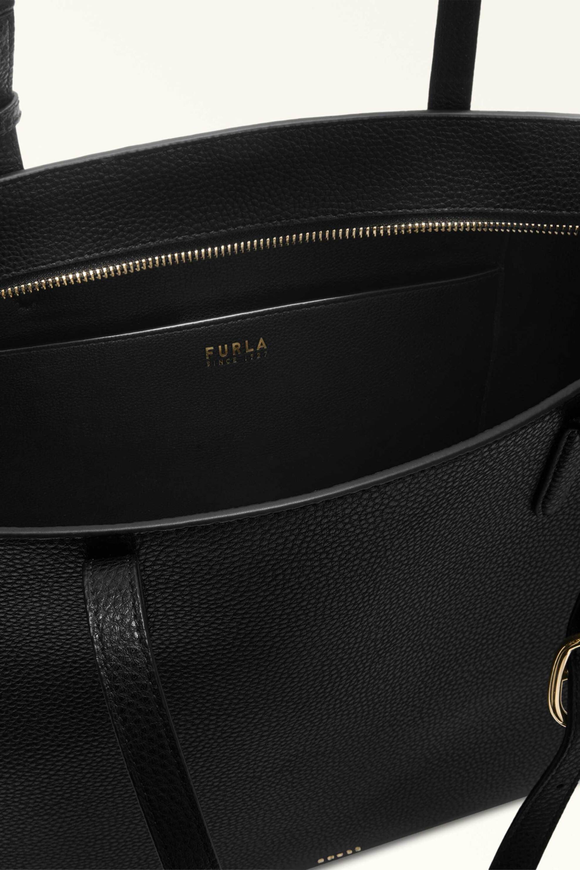 FURLA Furla γυναικεία δερμάτινη τσάντα ώμου "Ava Tote L" - WB02059-BX4329 Μαύρο - 3