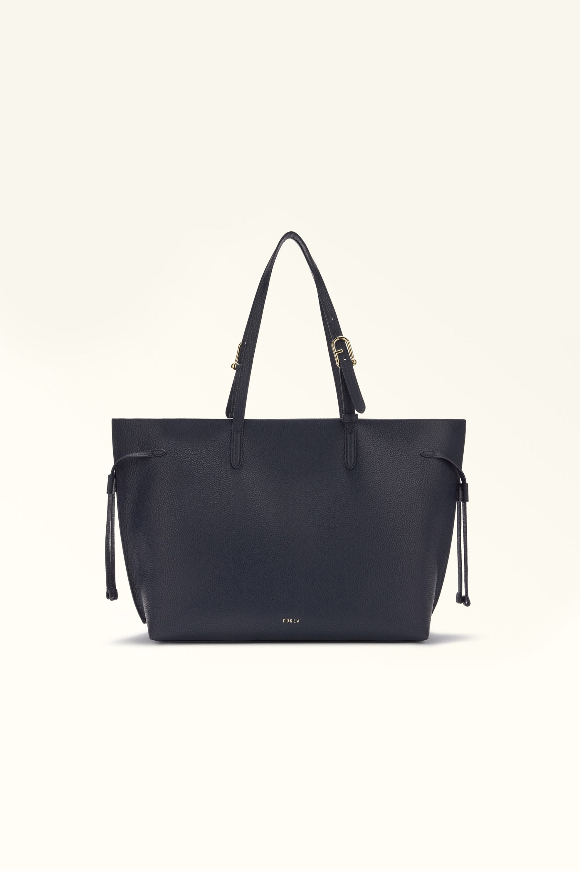 Furla γυναικεία δερμάτινη τσάντα ώμου "Ava Tote L" - WB02059-BX4329 Μπλε Σκούρο