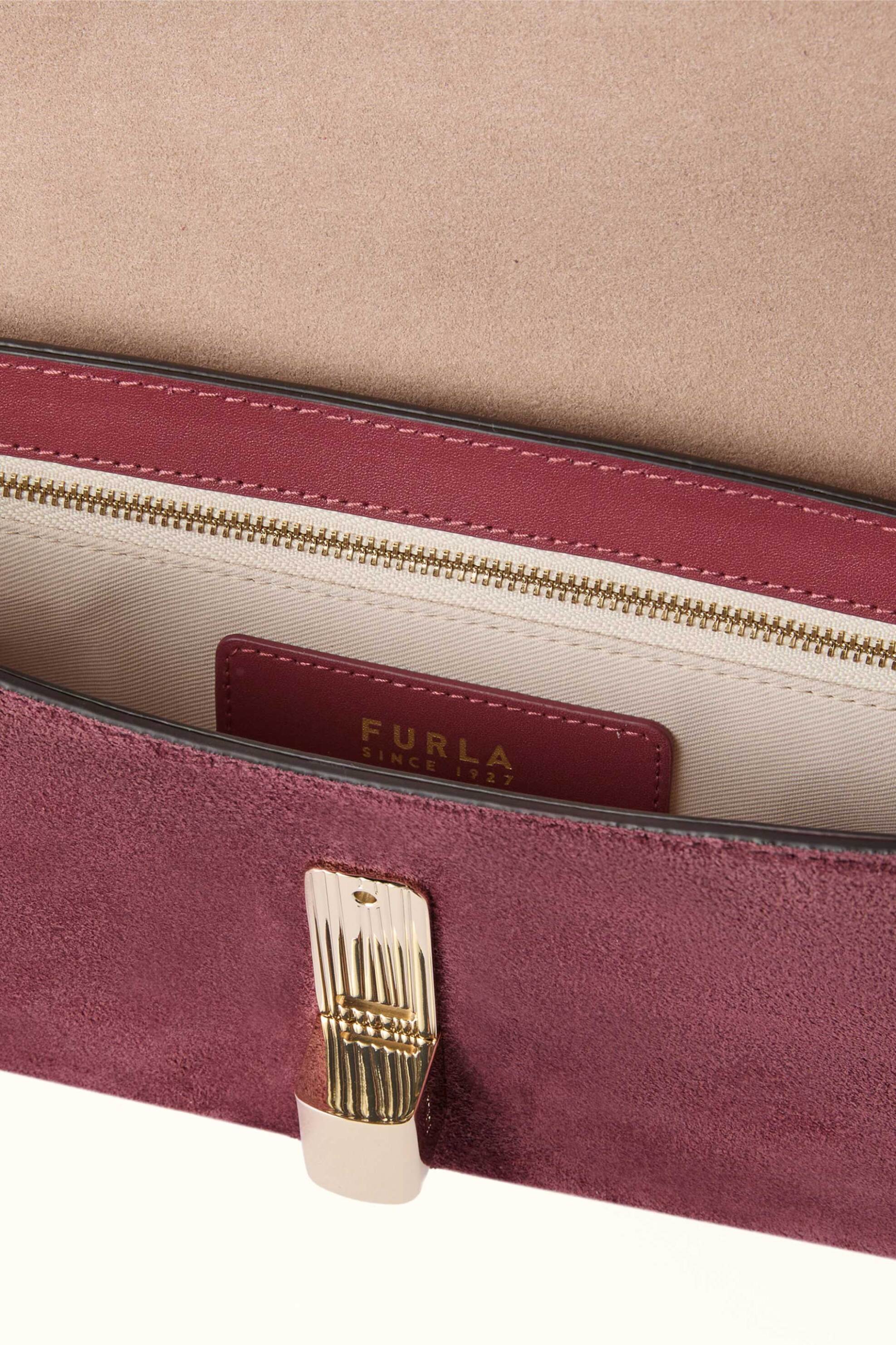 FURLA Furla γυναικεία δερμάτινη τσάντα crossbody "Iride Crossbody S" - WB02206-BX4597 Βυσσινί - 3