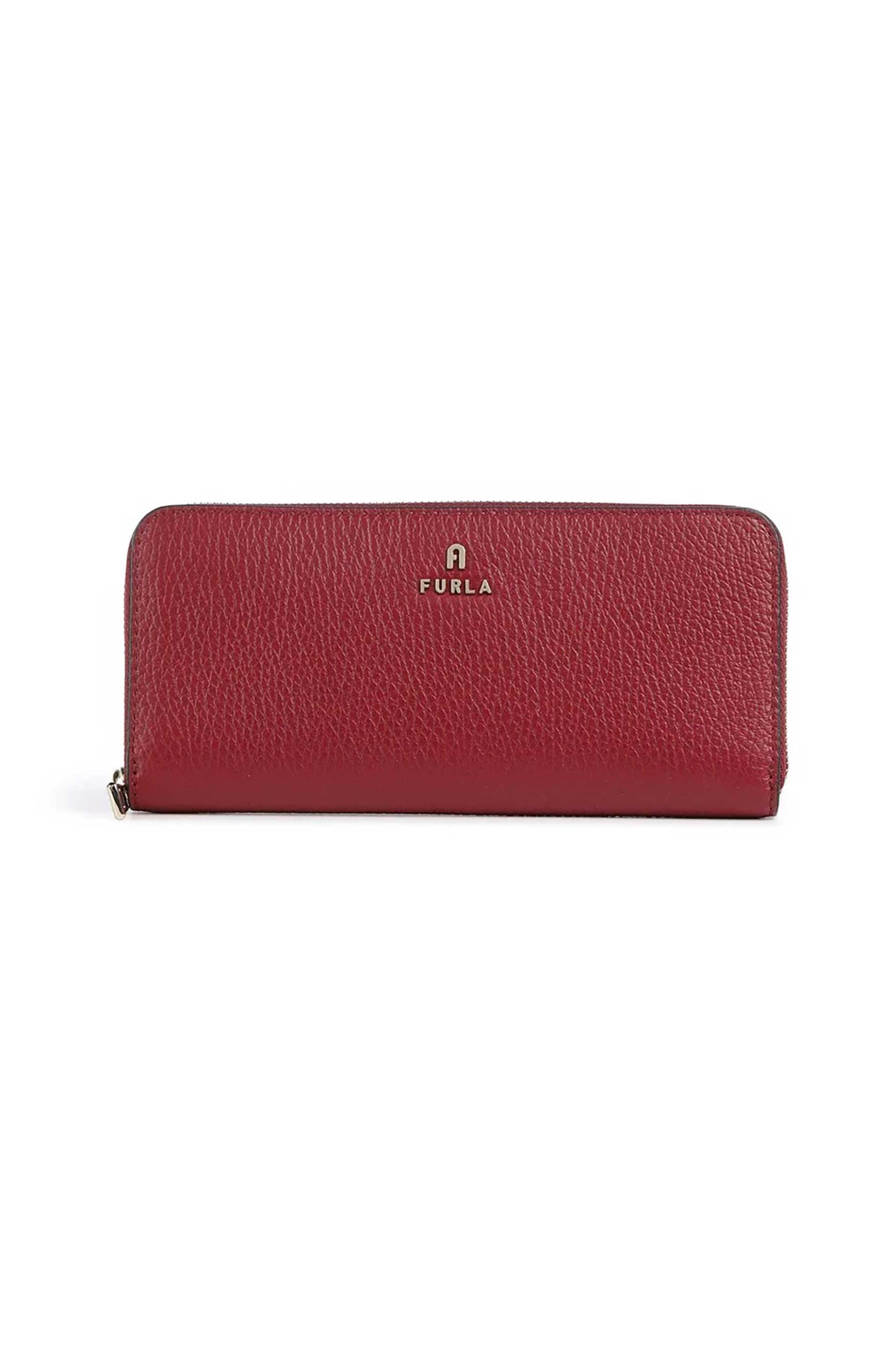 Furla γυναικείο πορτοφόλι με μεταλλικό λογότυπο 