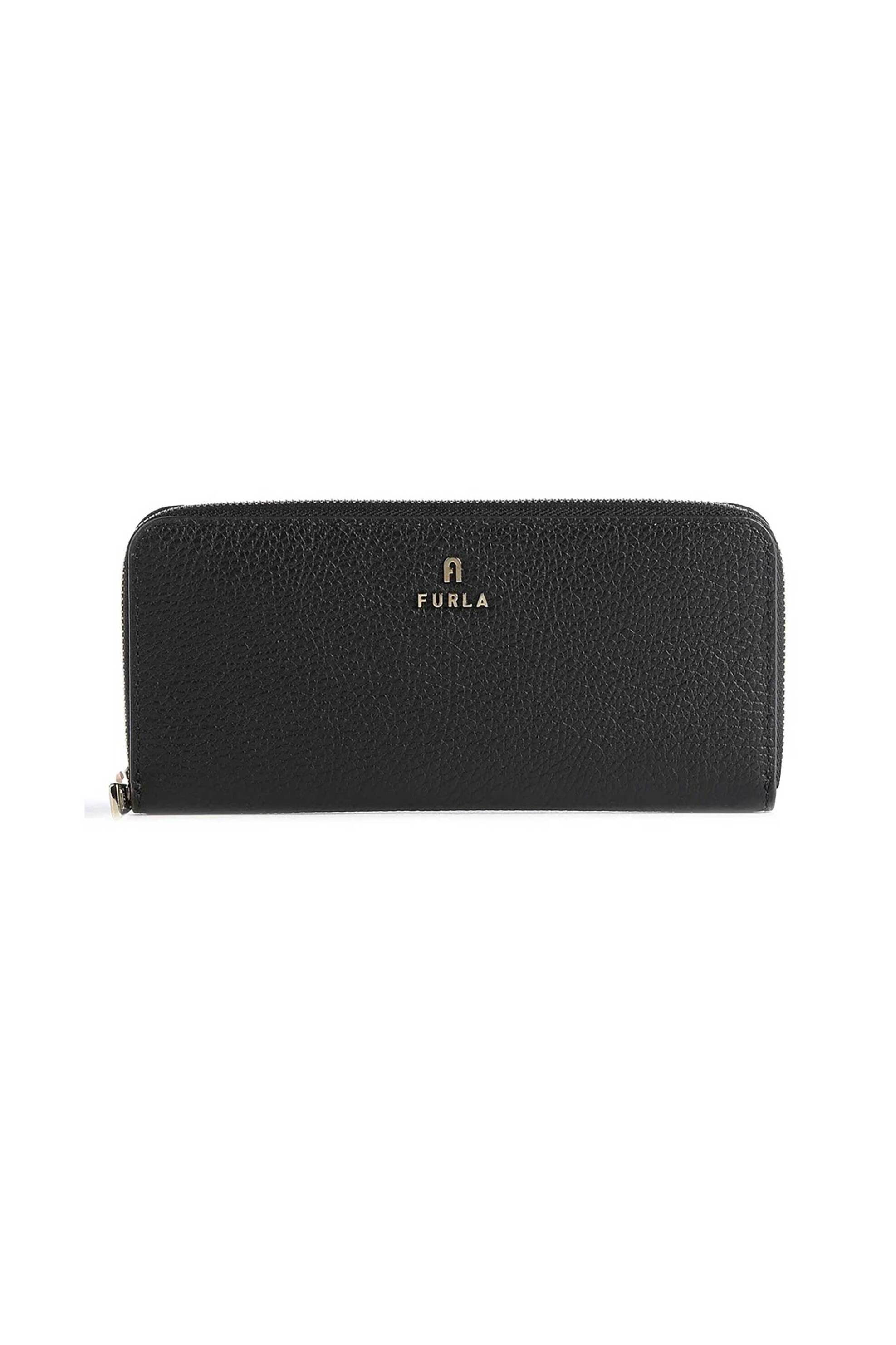 Furla γυναικείο πορτοφόλι με μεταλλικό λογότυπο 