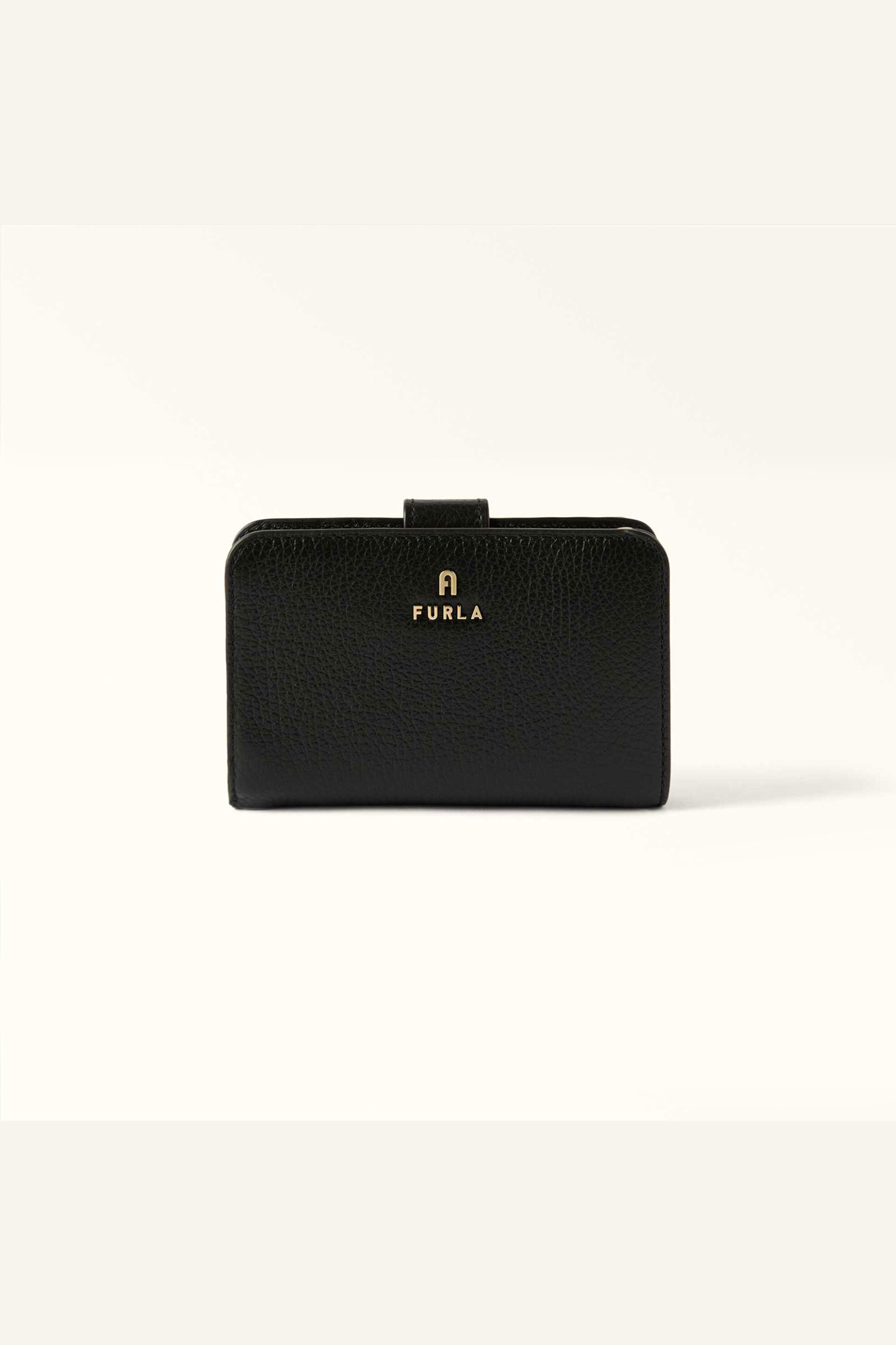 Furla γυναικείο πορτοφόλι με μεταλλικό λογότυπο 
