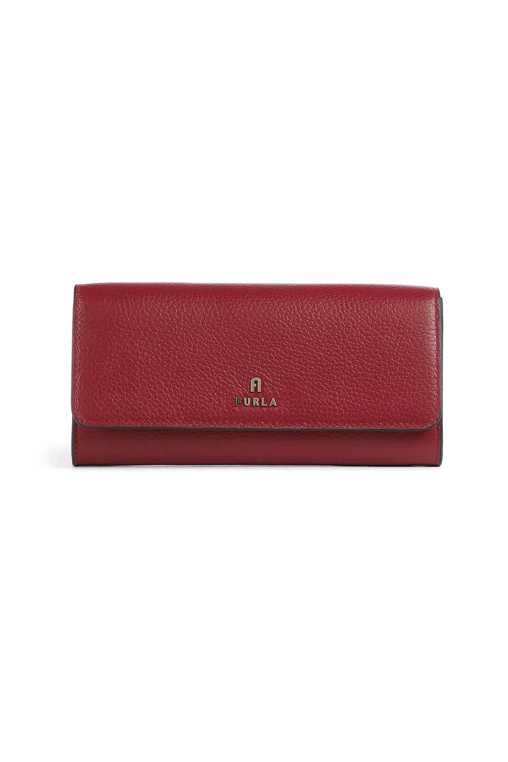 Furla γυναικείο πορτοφόλι με μεταλλικό λογότυπο 