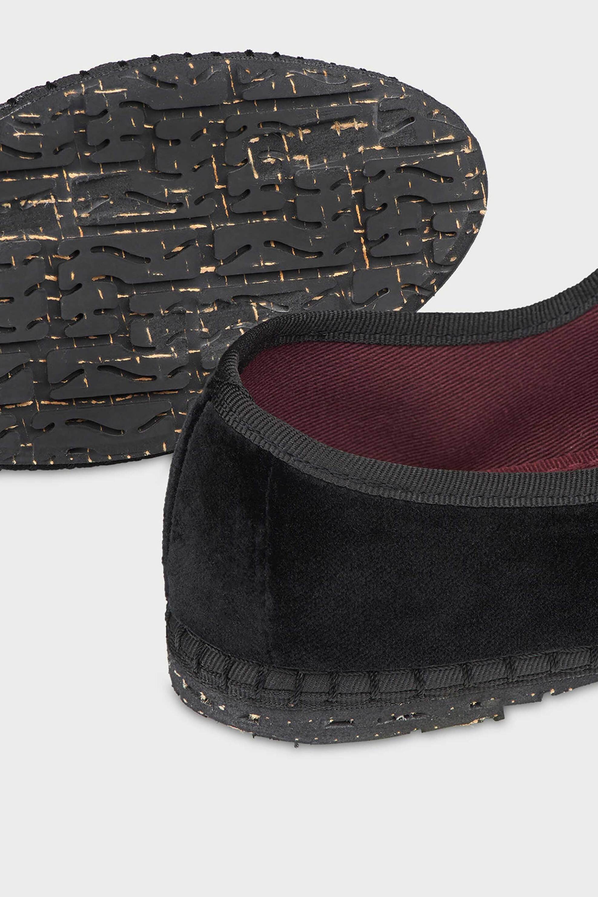 Flabelus γυναικείες μπαλαρίνες με μπαρέτα και βελούδινη υφή "Antonia" - ANTONIA Μαύρο φωτογραφία