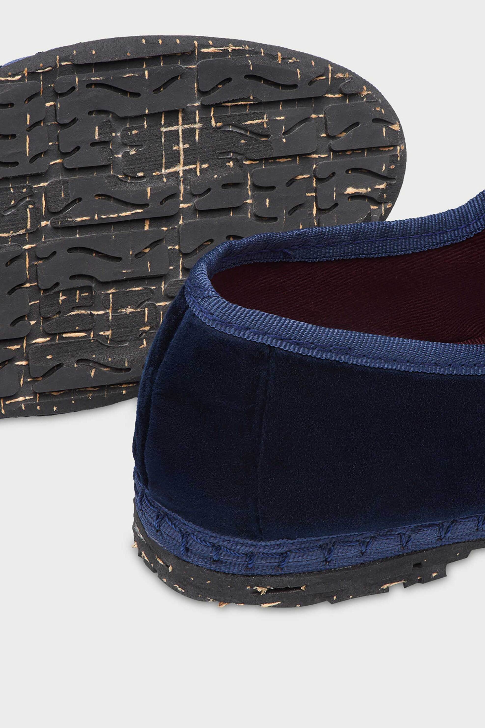 Flabelus γυναικείες μπαλαρίνες με μπαρέτα και βελούδινη υφή "Molly" - MOLLY Μπλε Σκούρο φωτογραφία