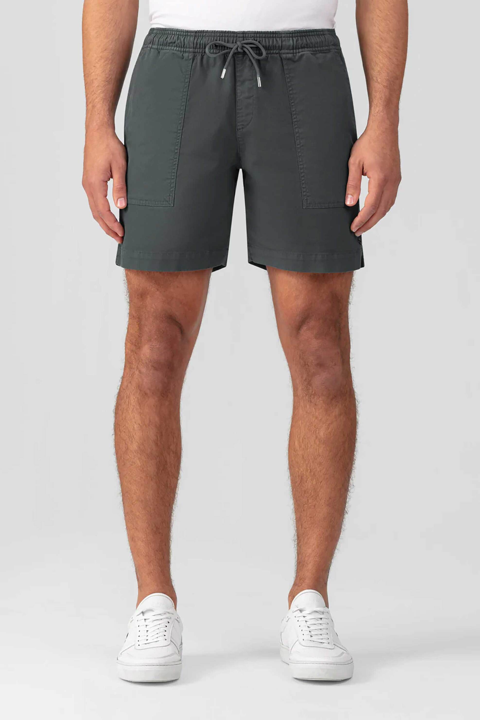 RON DORFF Ron Dorff ανδρική βερμούδα chino μονόχρωμη - 19SS19 Λαδί