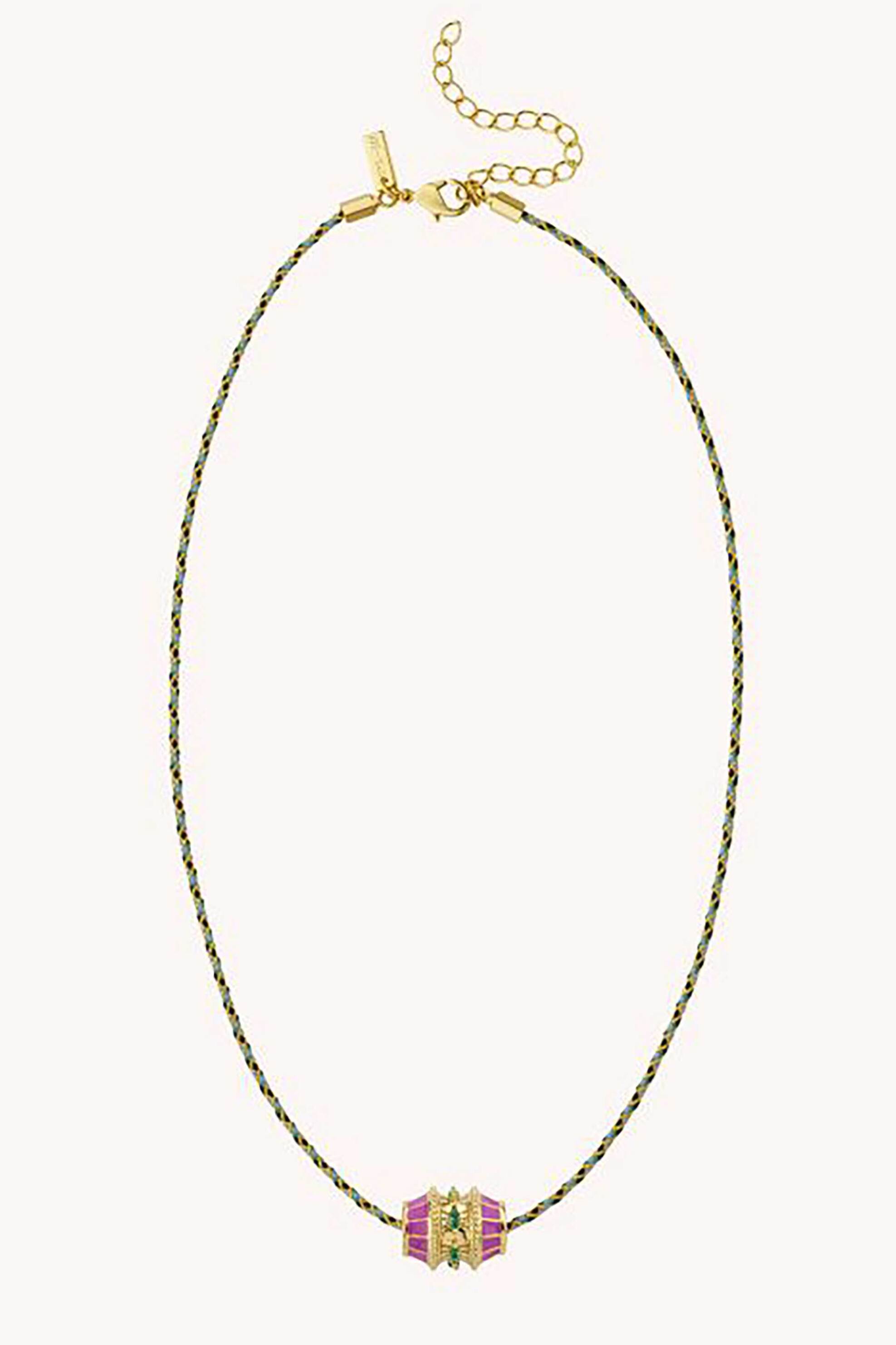 MYA BAY Mya Bay γυναικείo κολιέ "Fuchsia Talisman" - CO-269 Χρυσό