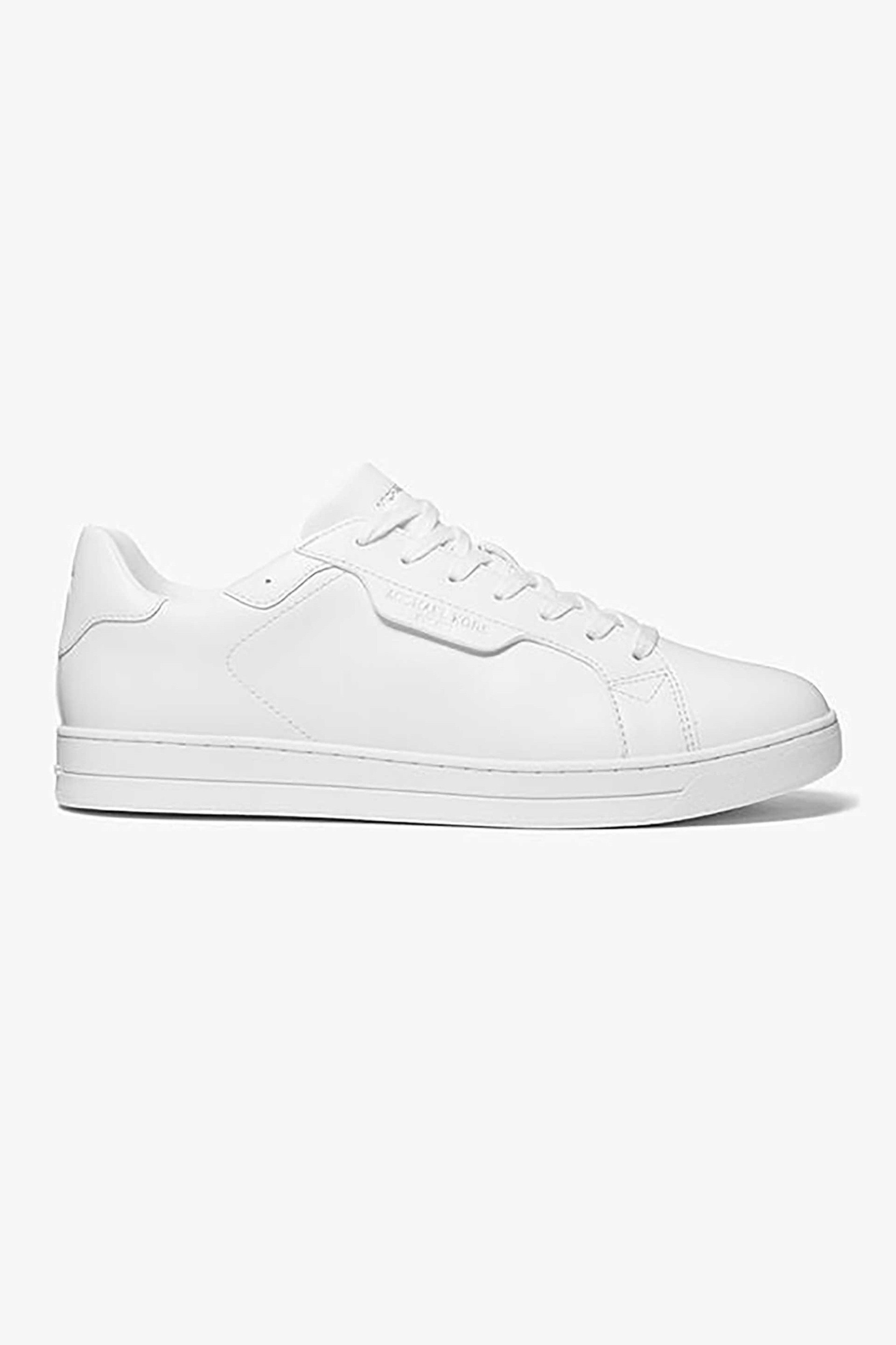 Michael Kors ανδρικά δερμάτινα sneakers "Keating" - 42S4KEFS1L Λευκό
