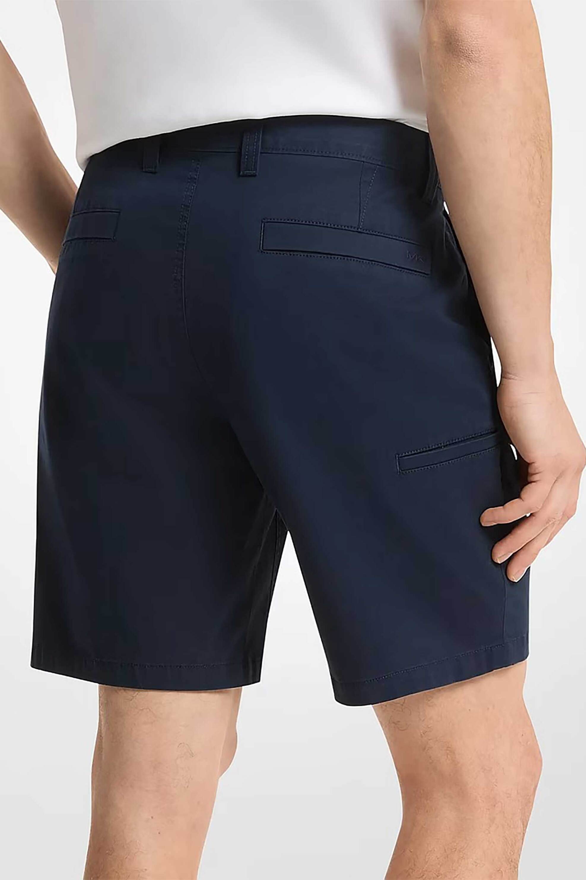 Michael Kors Ανδρική Βερμούδα Chino Regular Fit - Cs5304Zdr2 Μπλε Σκούρο