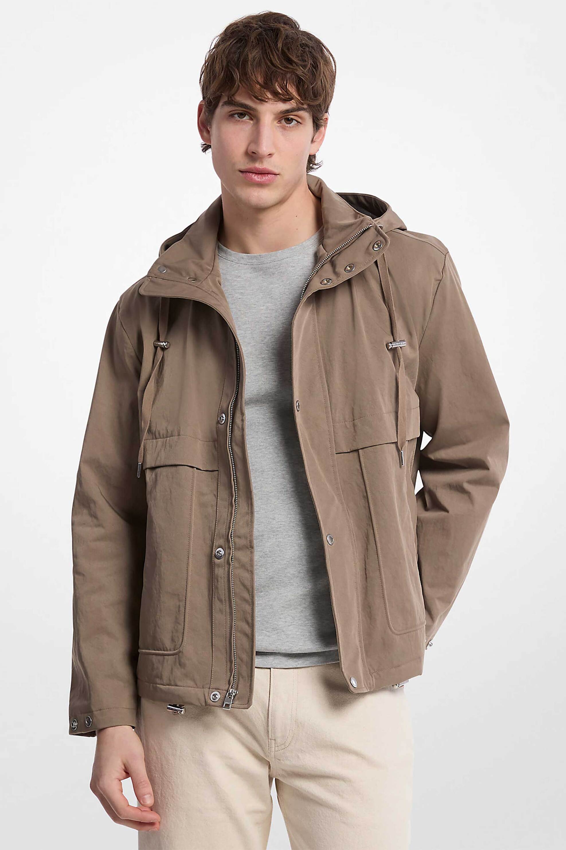 Michael Kors ανδρικό jacket αδιάβροχο και αντιανεμικό - CT5208RHW3 Μπεζ