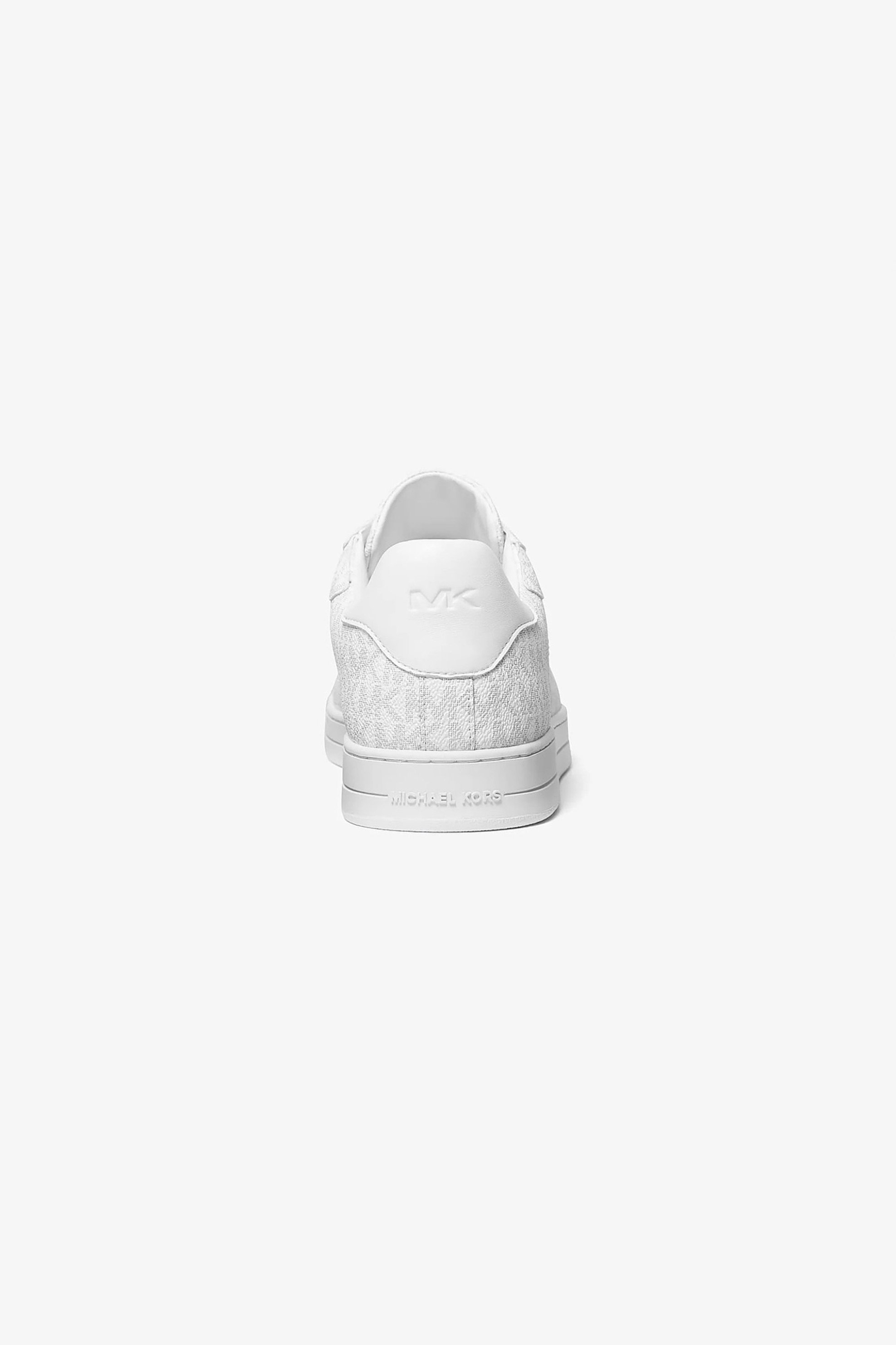 Michael Kors Ανδρικά Sneakers με All-Over Monogram Print - 42S4Kefs1B Λευκό