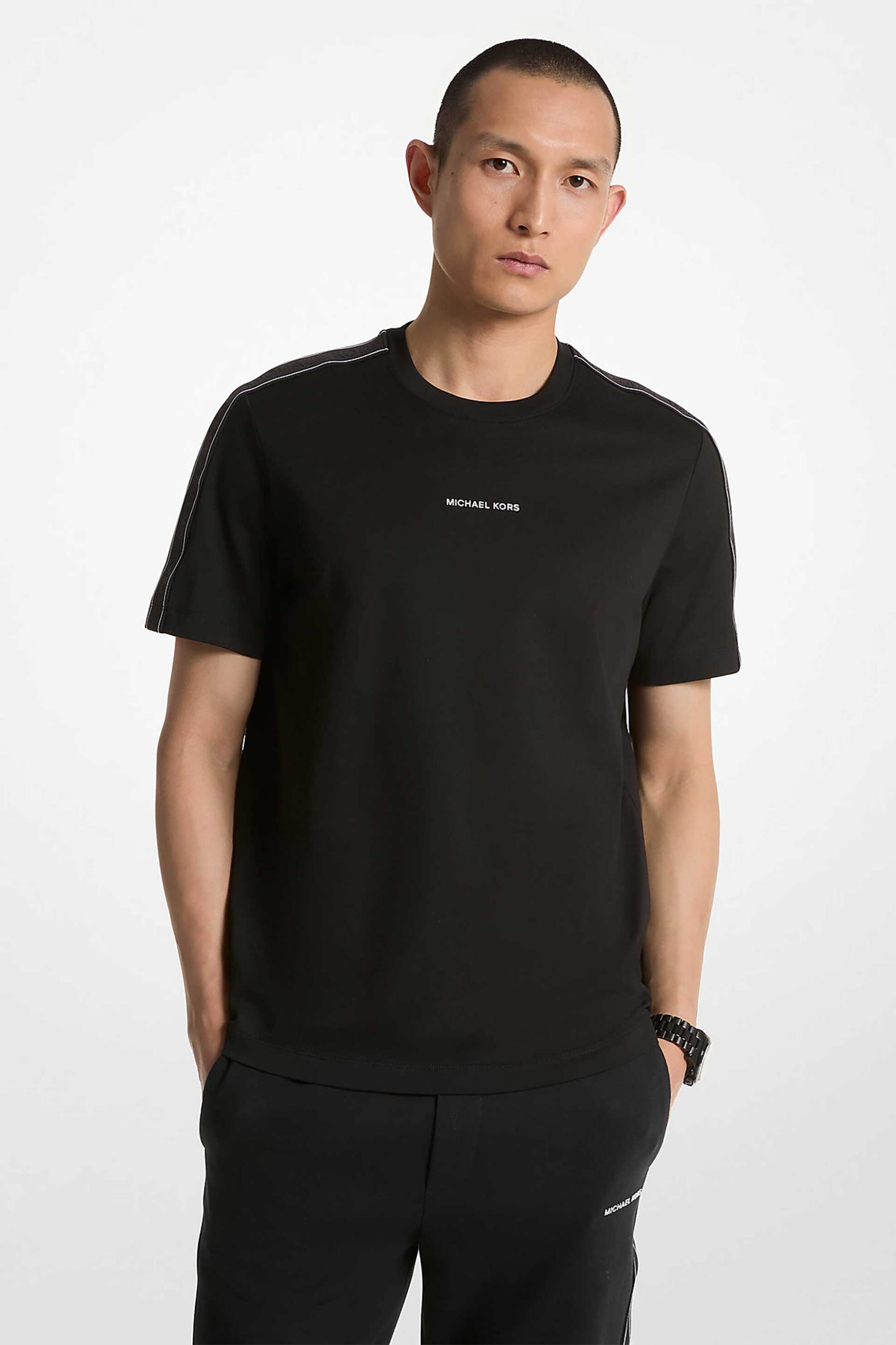 Ανδρικά t-shirts michael kors σε μαυρο