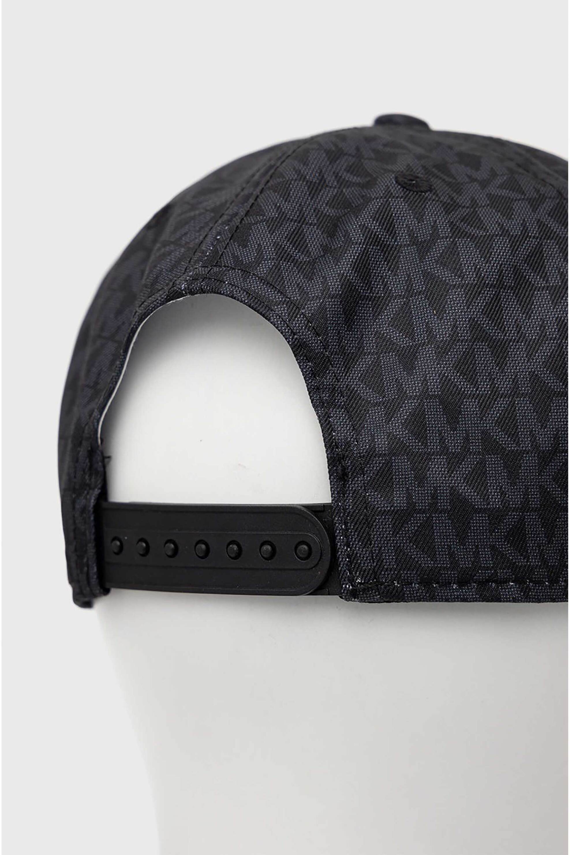 Michael Kors Ανδρικό Καπέλο Jockey με All-Over Monogram Print - Cs1000E33G Μαύρο