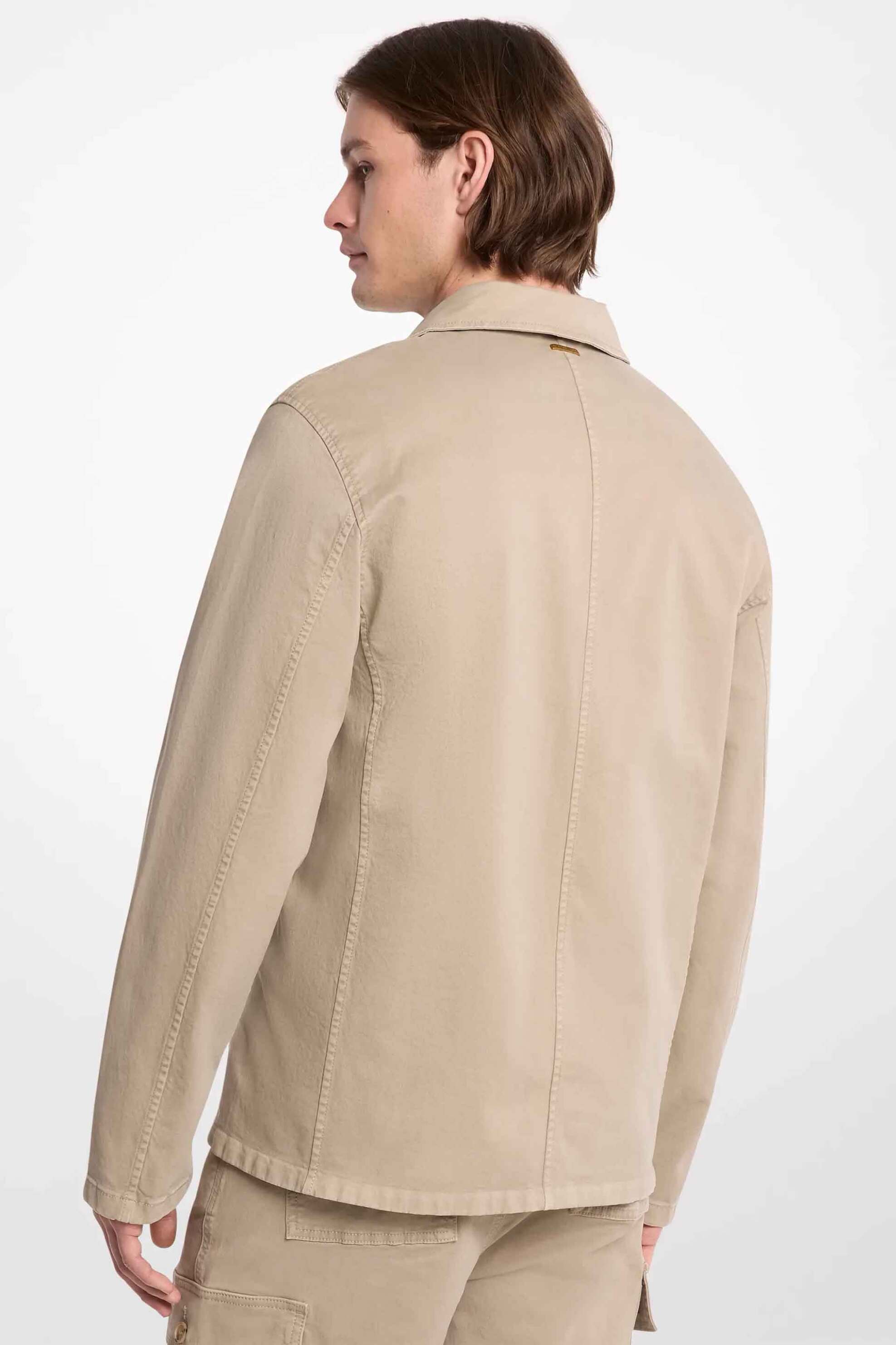 Michael Kors Ανδρικό Jacket με Τσέπες - Ct6105Bl6D Μπεζ