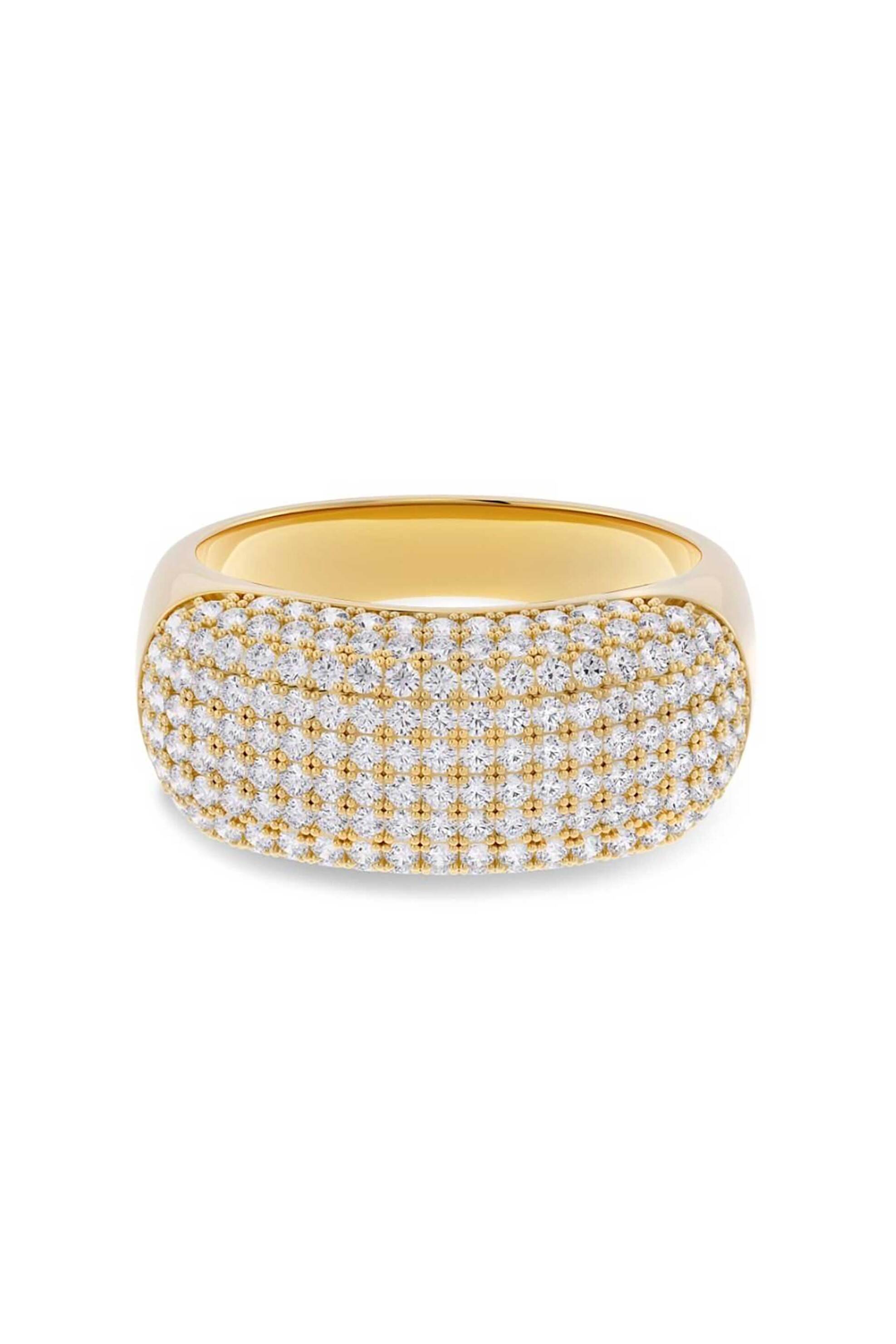 EDBLAD γυναικείο δαχτυλίδι "Luxe Maxi Gold" (M) - 125344-M φωτογραφία