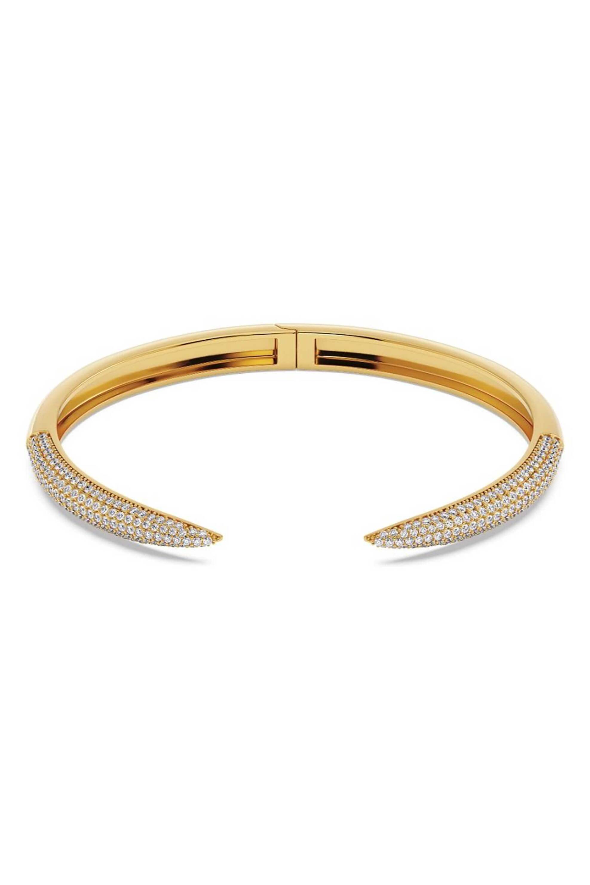 EDBLAD γυναικείο βραχιόλι "Crest Pavé Bangle Gold" - 127616 φωτογραφία