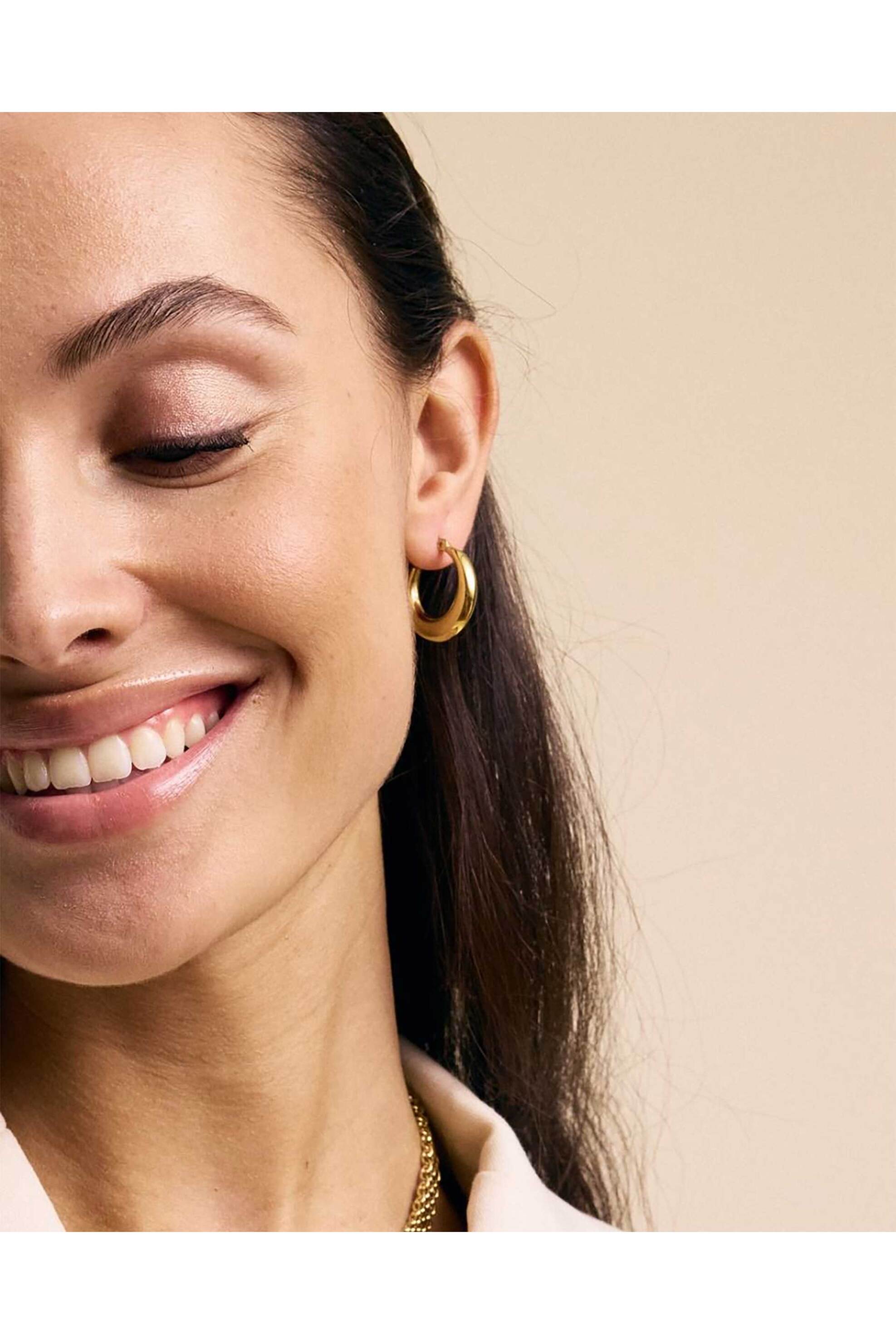 EDBLAD γυναικεία σκουλαρίκια "Flow Hoops" - 120110 φωτογραφία