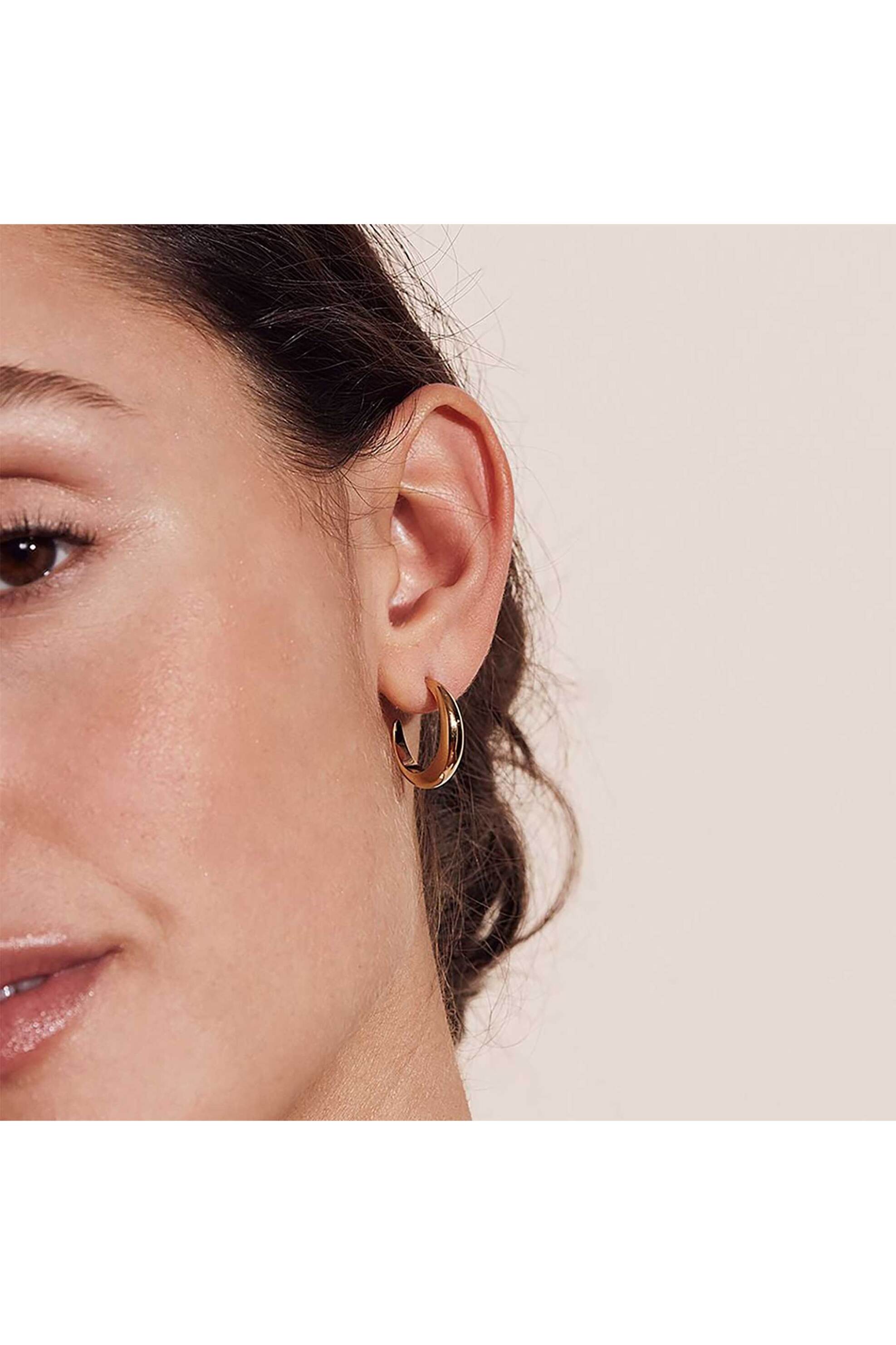 EDBLAD γυναικεία σκουλαρίκια "Furo Creoles" - 120194 φωτογραφία