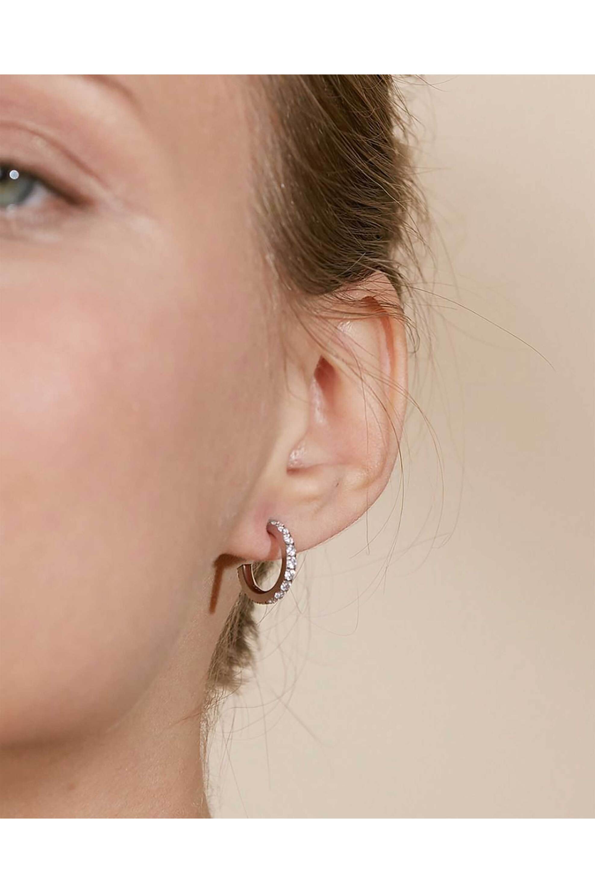 EDBLAD γυναικεία σκουλαρίκια με ζιργκόν "Glow" - 121103 φωτογραφία