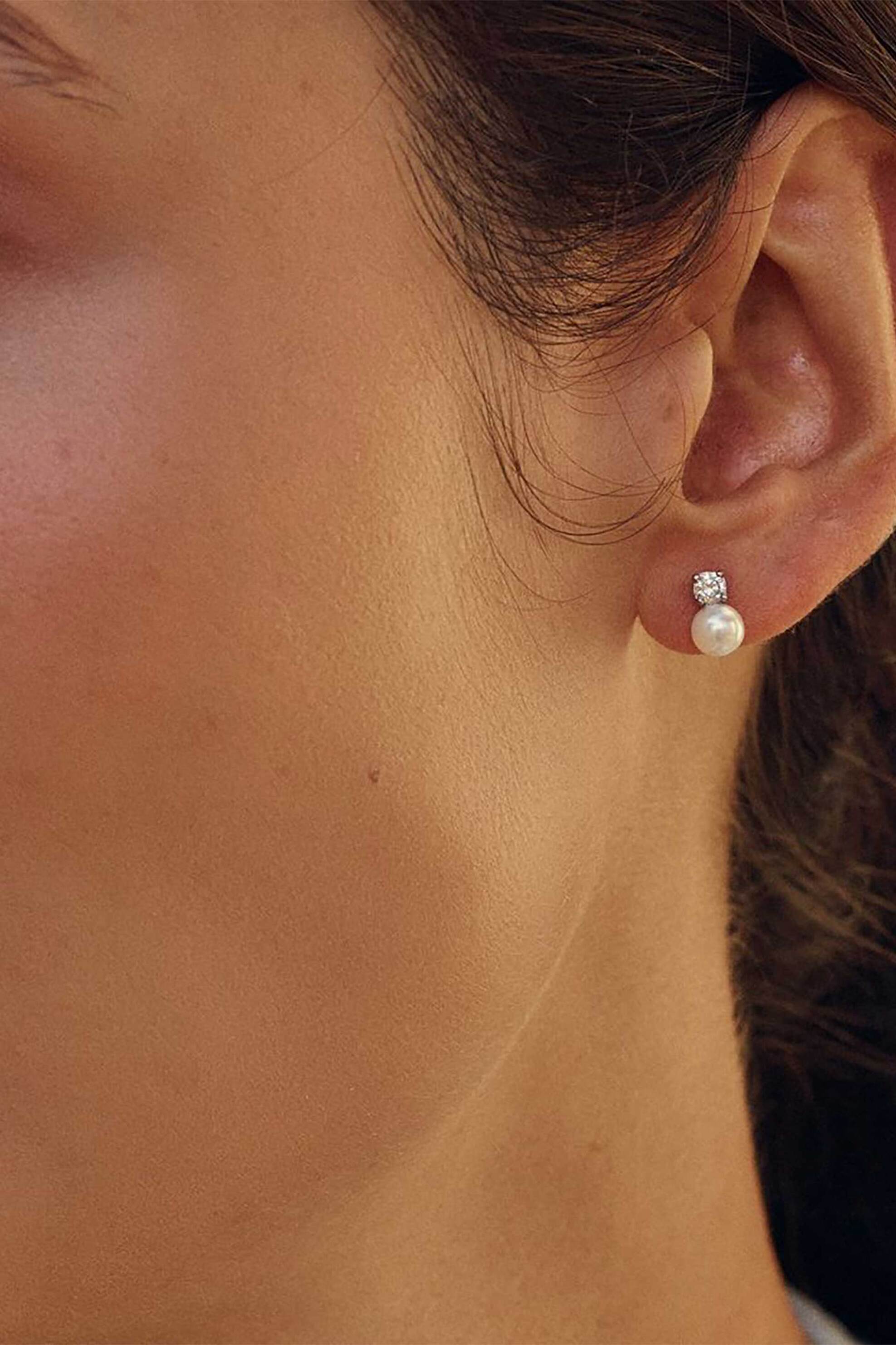 Edblad Γυναικεία Σκουλαρίκια Luna Studs Steel (S) - 123867