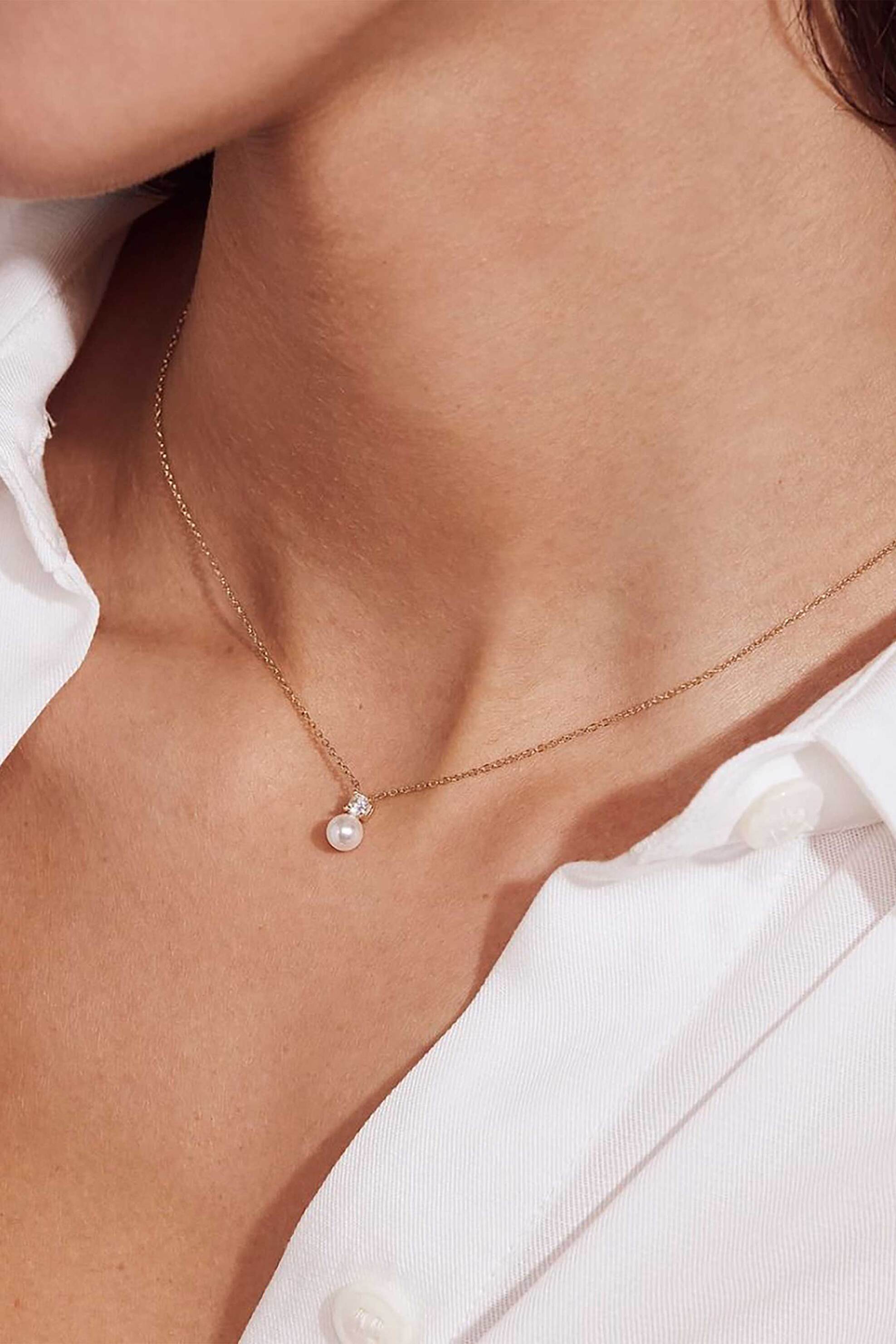 Edblad Γυναικείο Κολιέ Luna Gold (S) - 123870