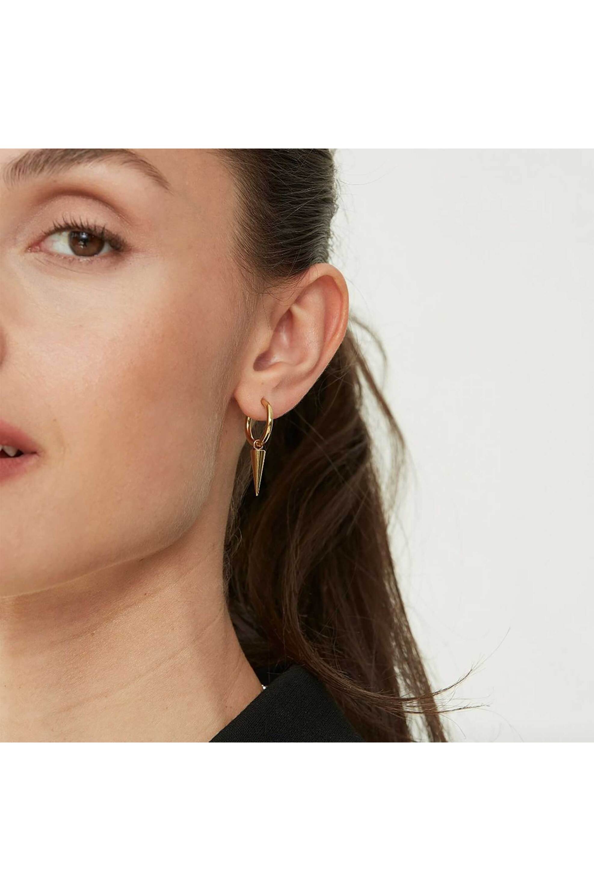 EDBLAD γυναικεία σκουλαρίκια "Peak Hoops Gold" - 124725 φωτογραφία