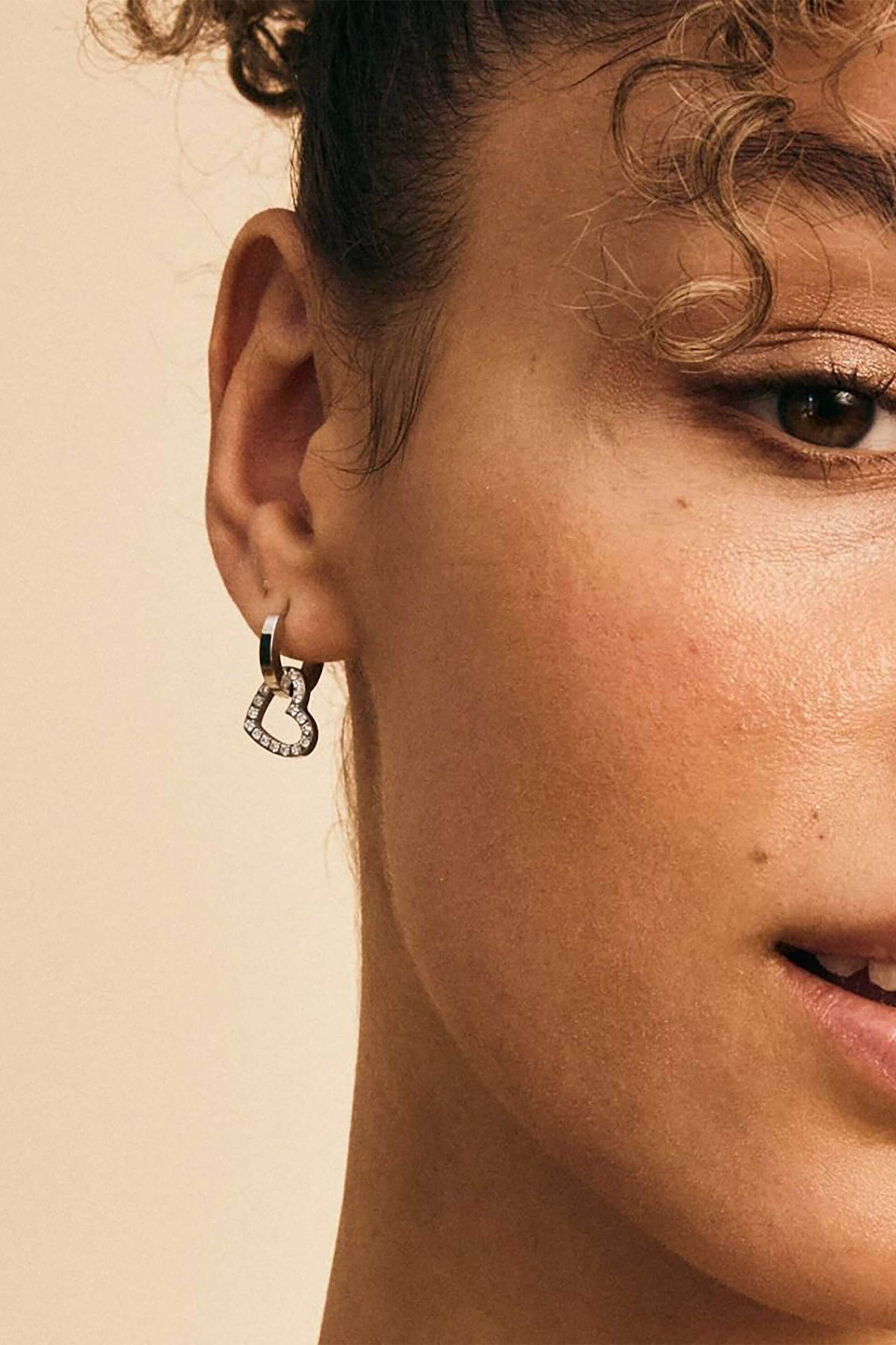 EDBLAD γυναικεία σκουλαρίκια "Eternal Heart Steel" - 125908 φωτογραφία