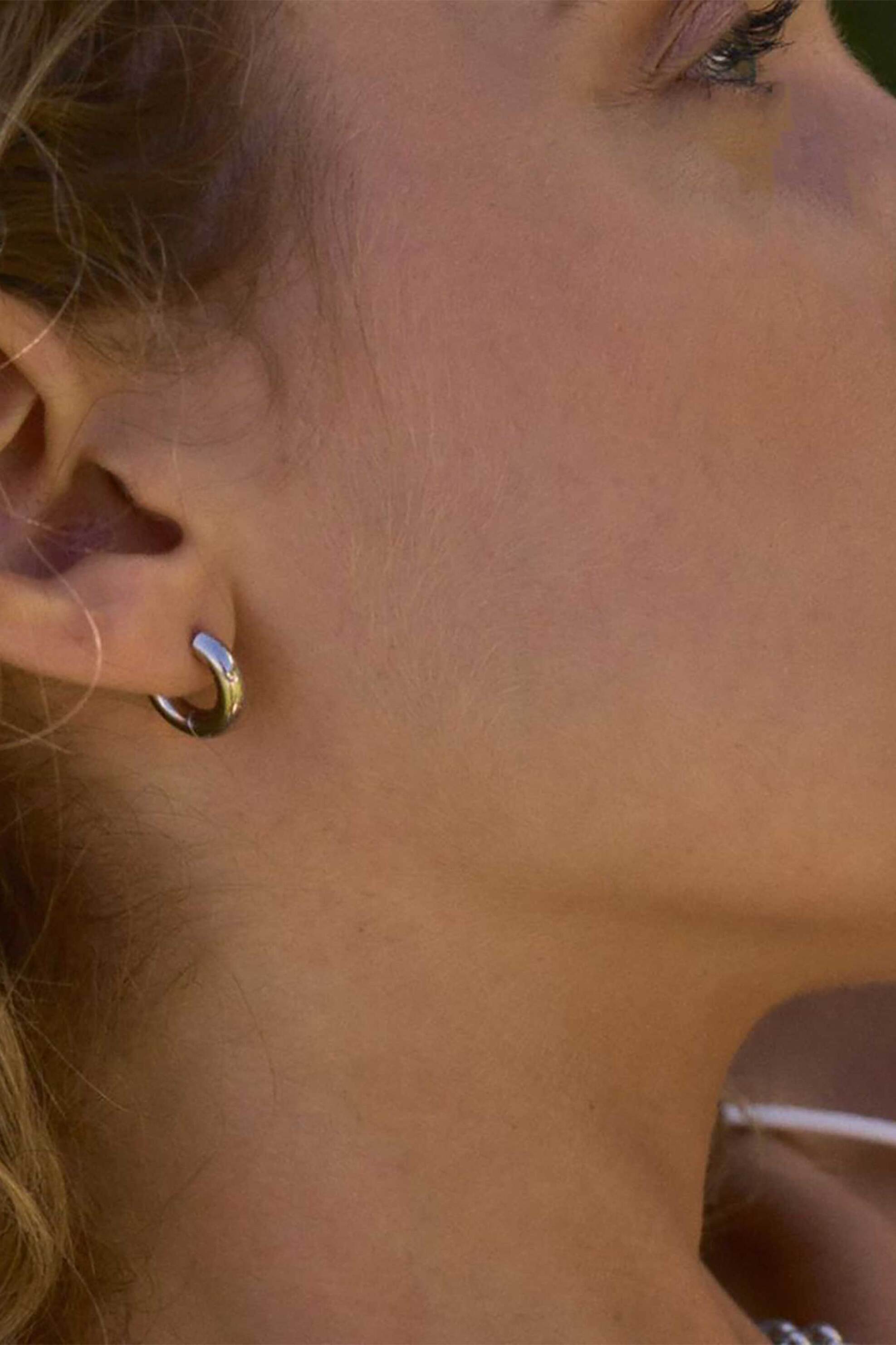 Edblad Γυναικεία Σκουλαρίκια Chunky Hoops Steel - 126635
