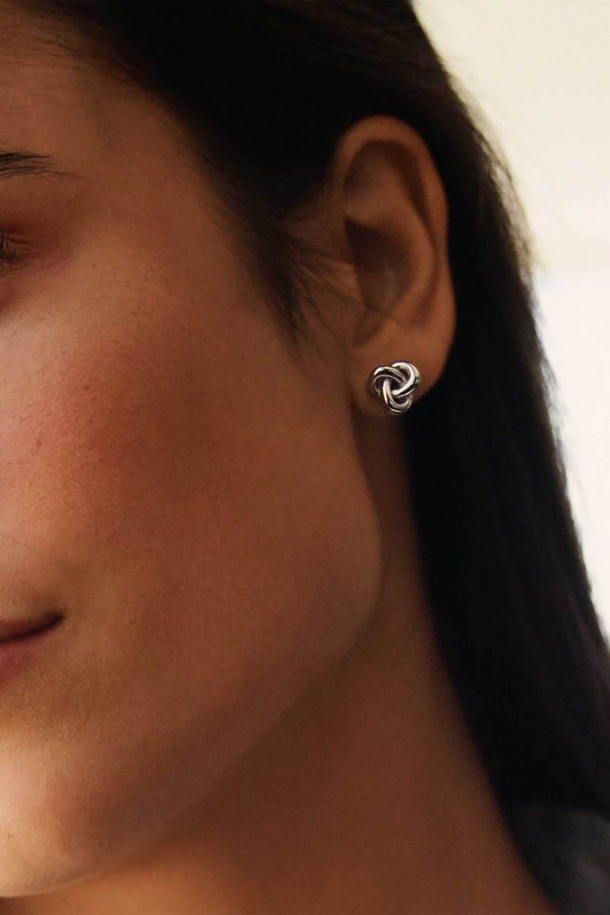 Edblad Γυναικεία Σκουλαρίκια Infinity Knot Studs Steel S - 129854