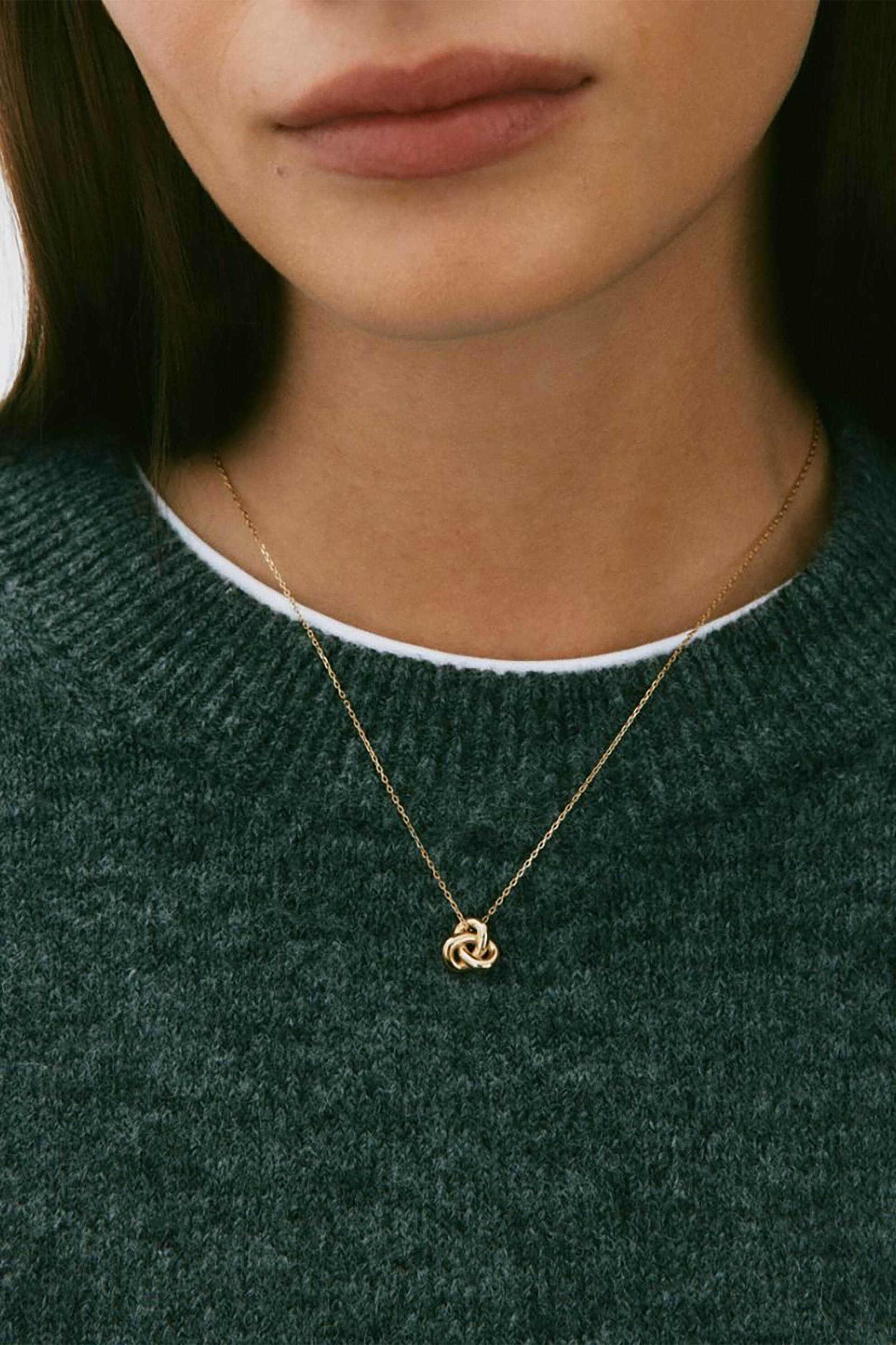 Edblad Γυναικείο Κολιέ Infinity Knot Gold S - 129857