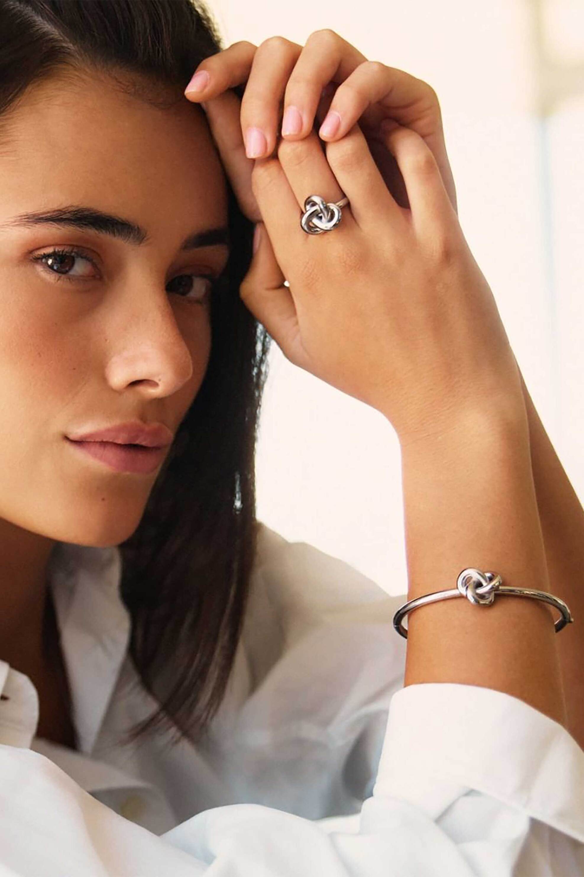 Edblad Γυναικείο Δαχτυλίδι Infinity Knot Steel M - 129868-M
