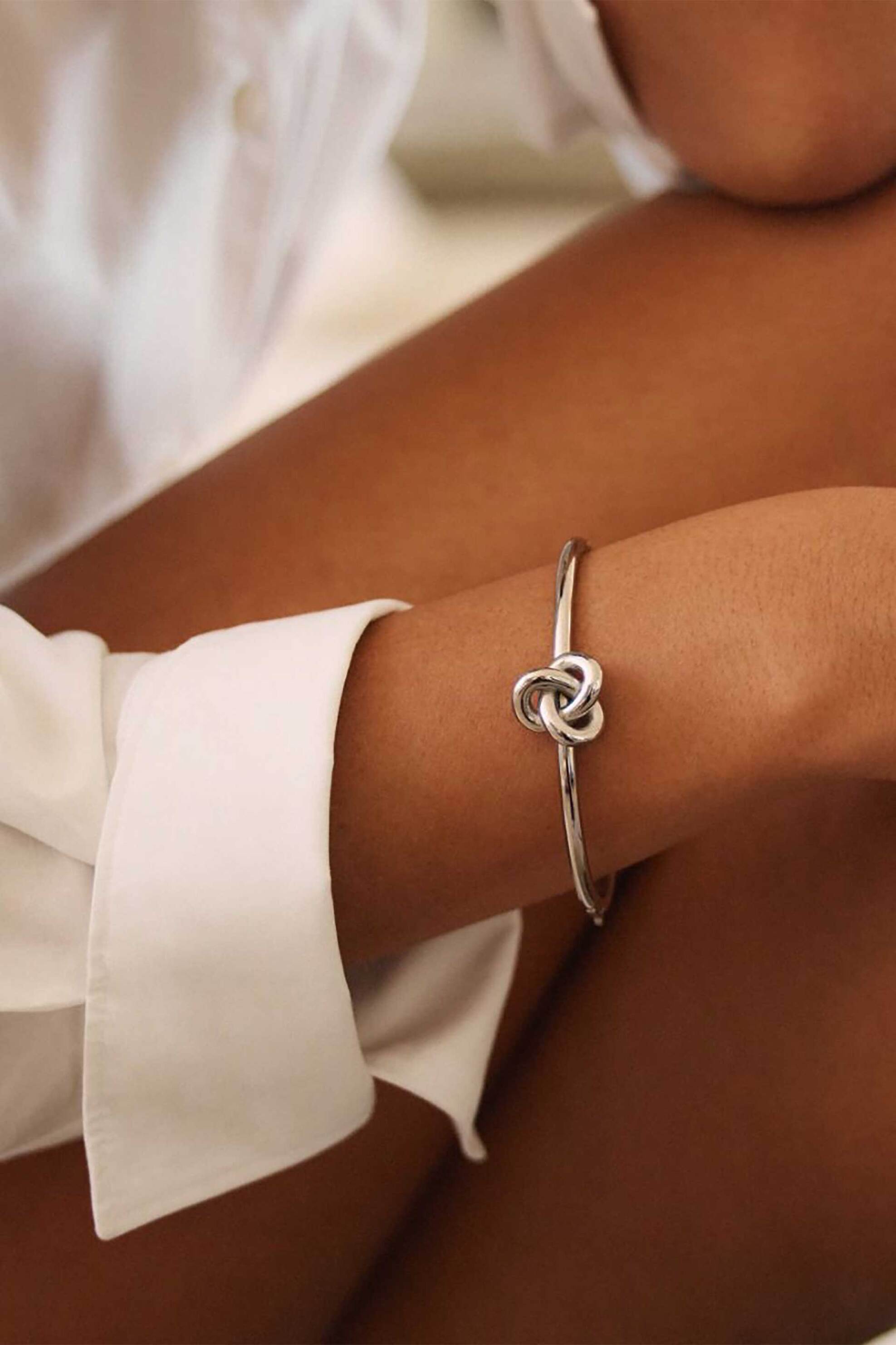 Edblad Γυναικείο Βραχιόλι Infinity Knot Bangle Steel S - 129918-S