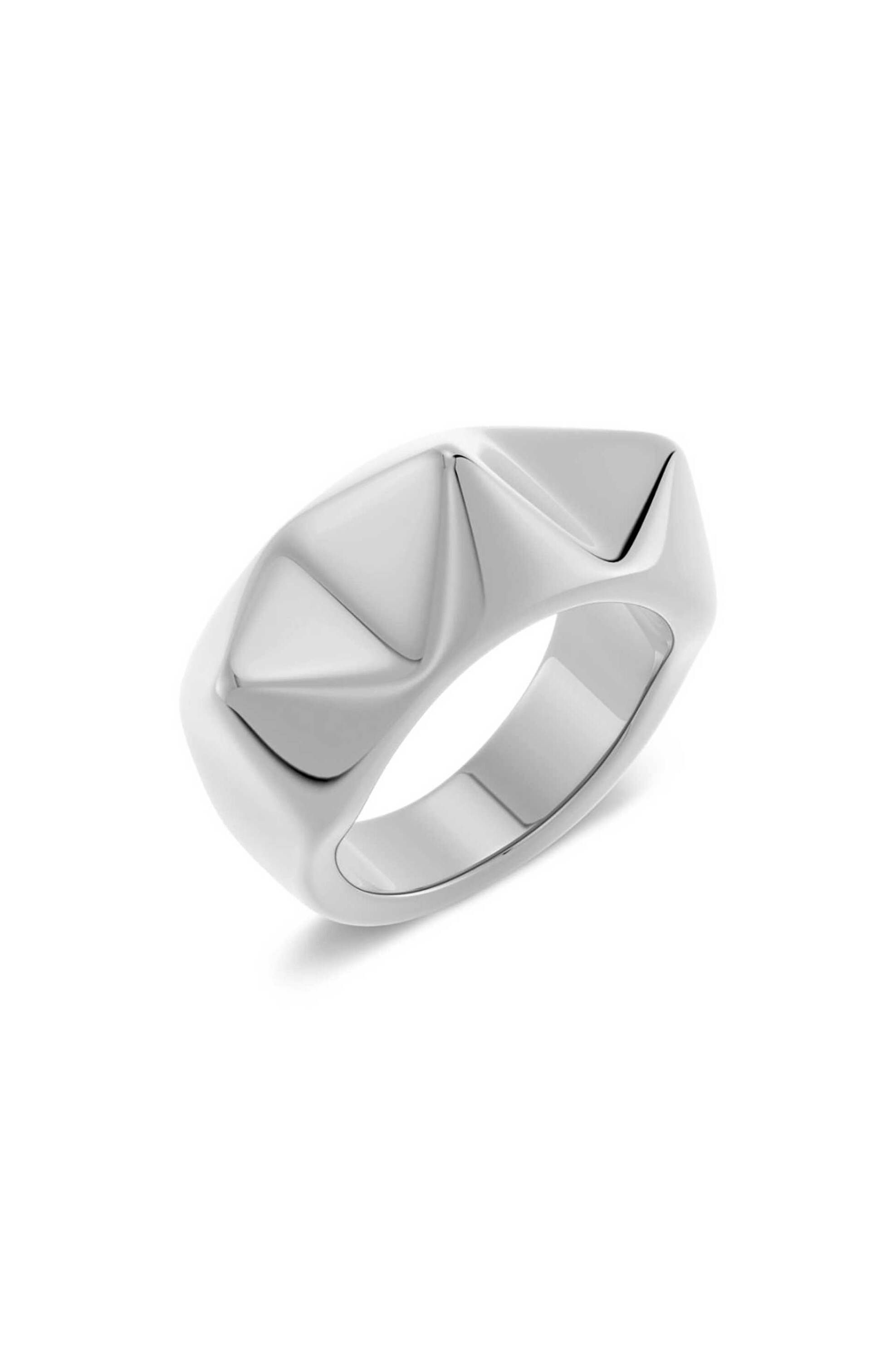 EDBLAD γυναικείο δαχτυλίδι "Peak Rivet Steel" (L) - 126255-L