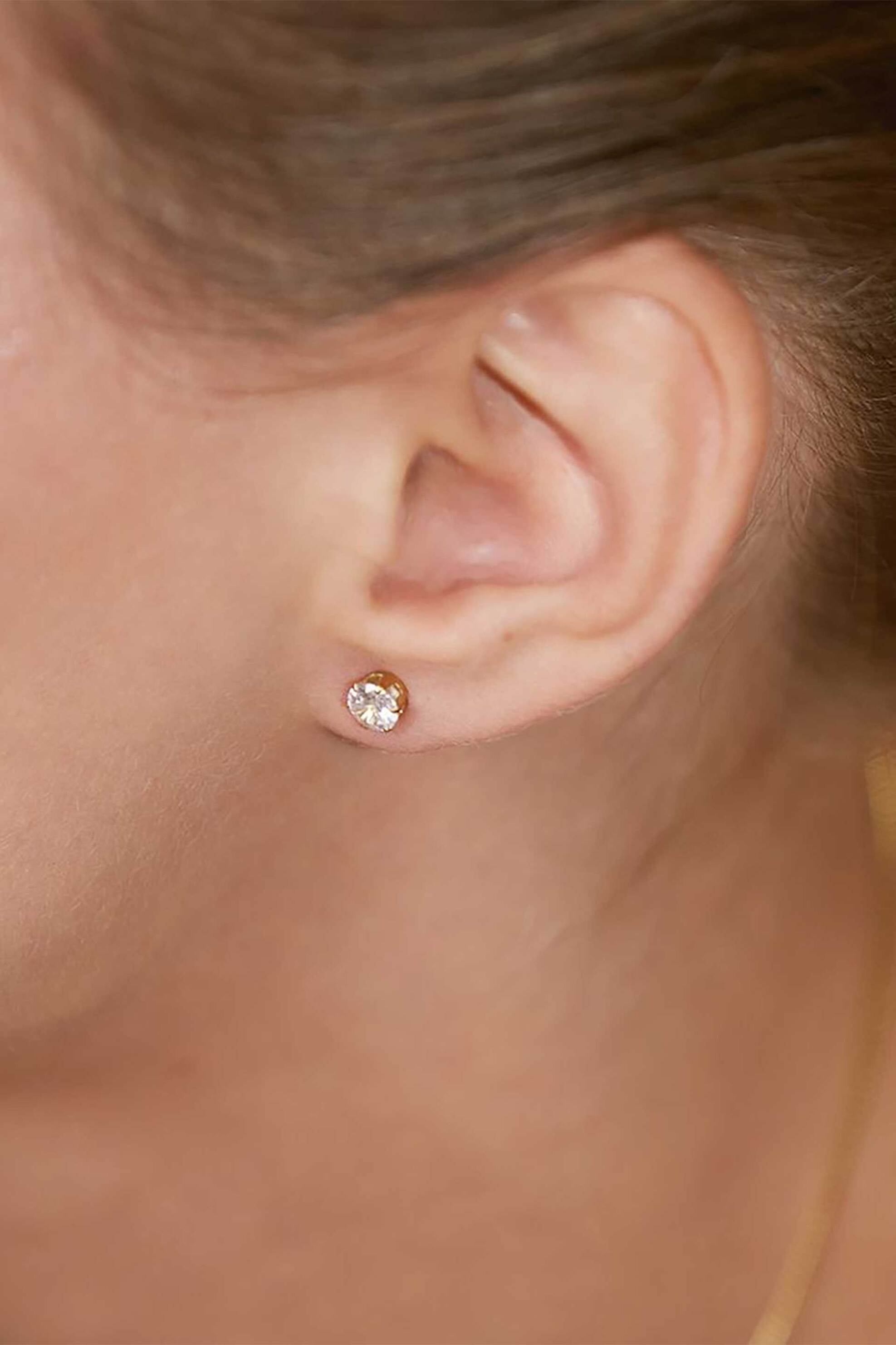 Edblad Γυναικεία Σκουλαρίκια Crown Studs Gold - 127193