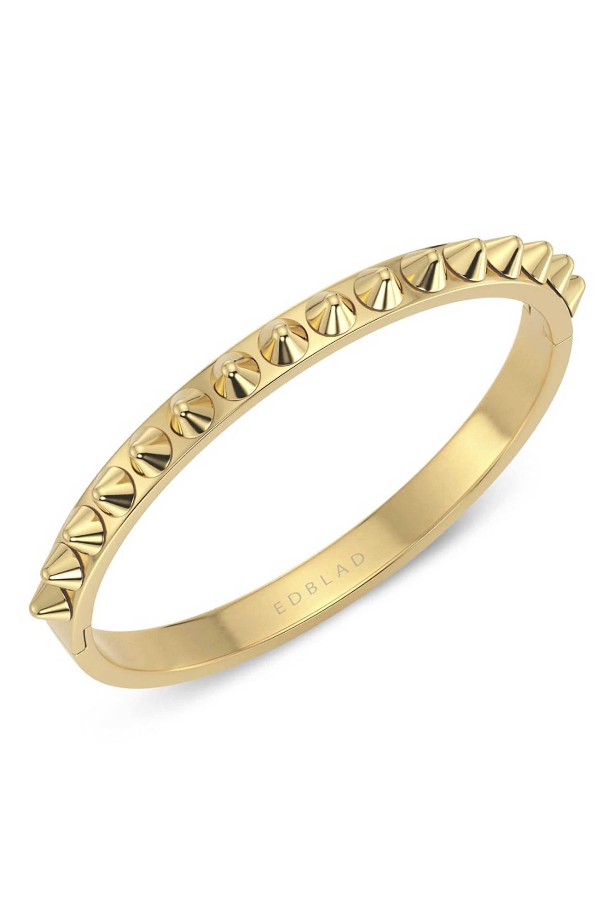 EDBLAD γυναικείο βραχιόλι "Peak Bangle Gold" (L) - 126571-L