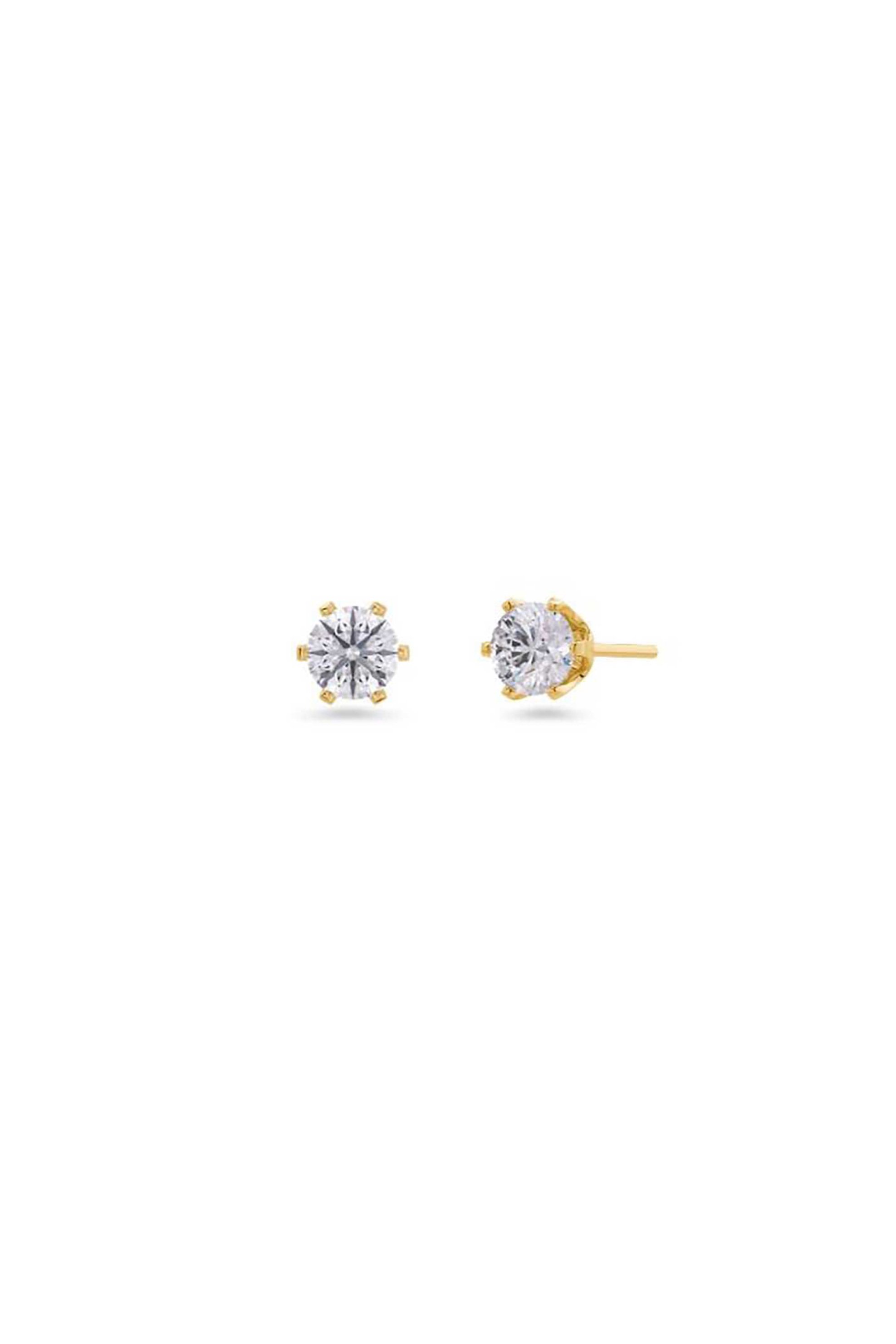 EDBLAD γυναικεία σκουλαρίκια "Crown Studs Mini Gold" - 127191