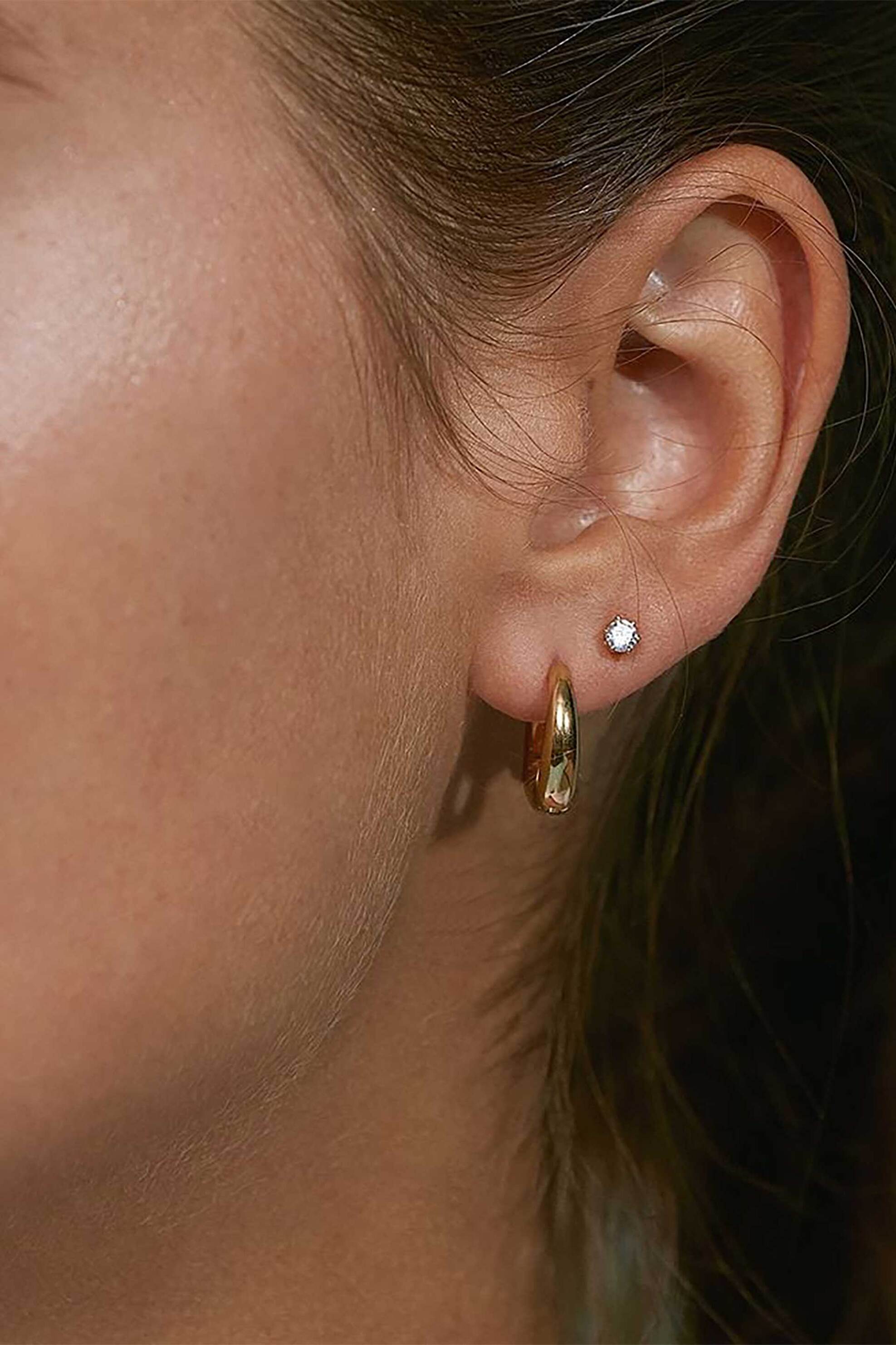 EDBLAD γυναικεία σκουλαρίκια "Crown Studs Mini Gold" - 127191 φωτογραφία