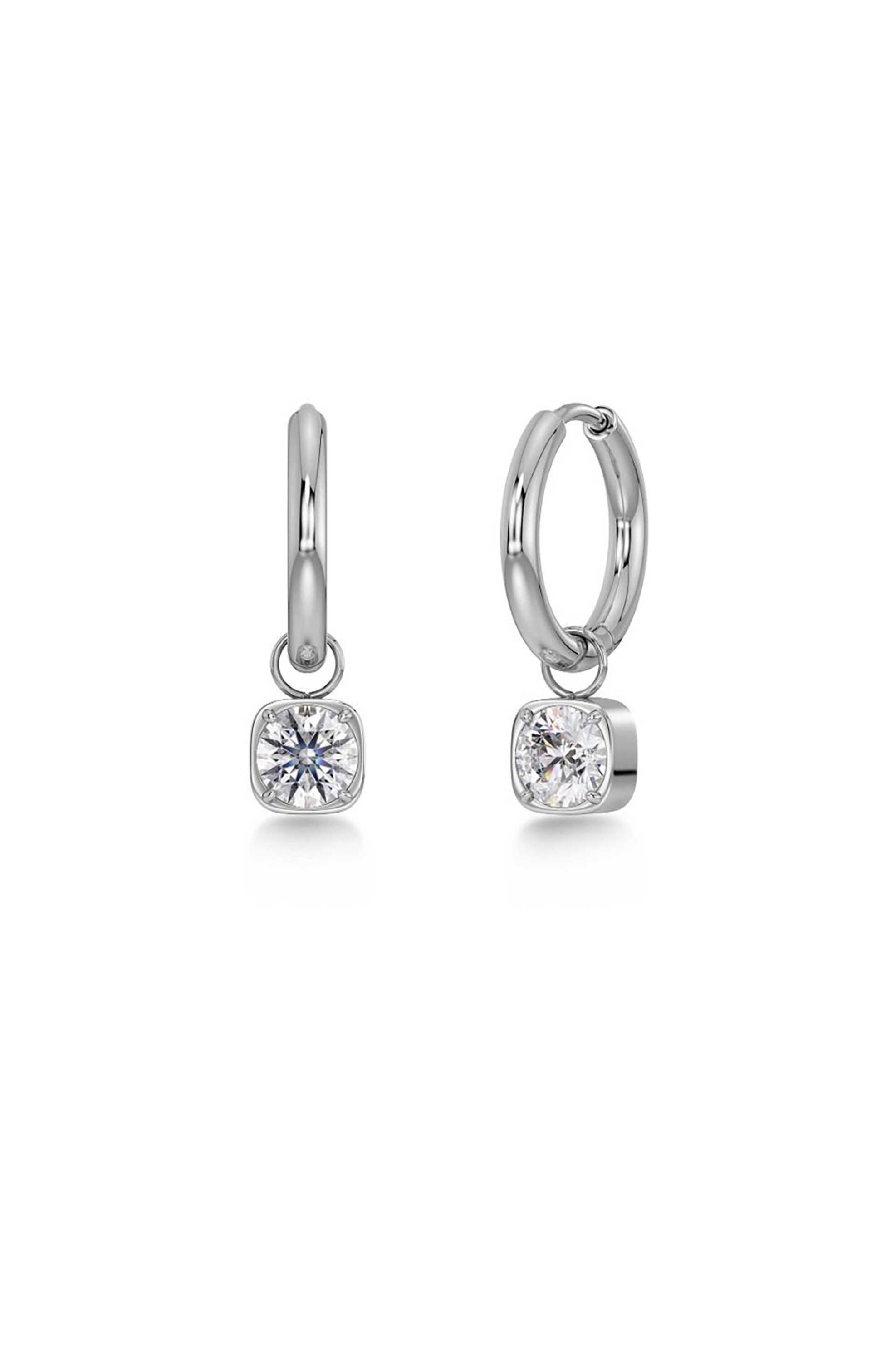 EDBLAD γυναικεία σκουλαρίκια "Gemma Hoops Steel" - 129426