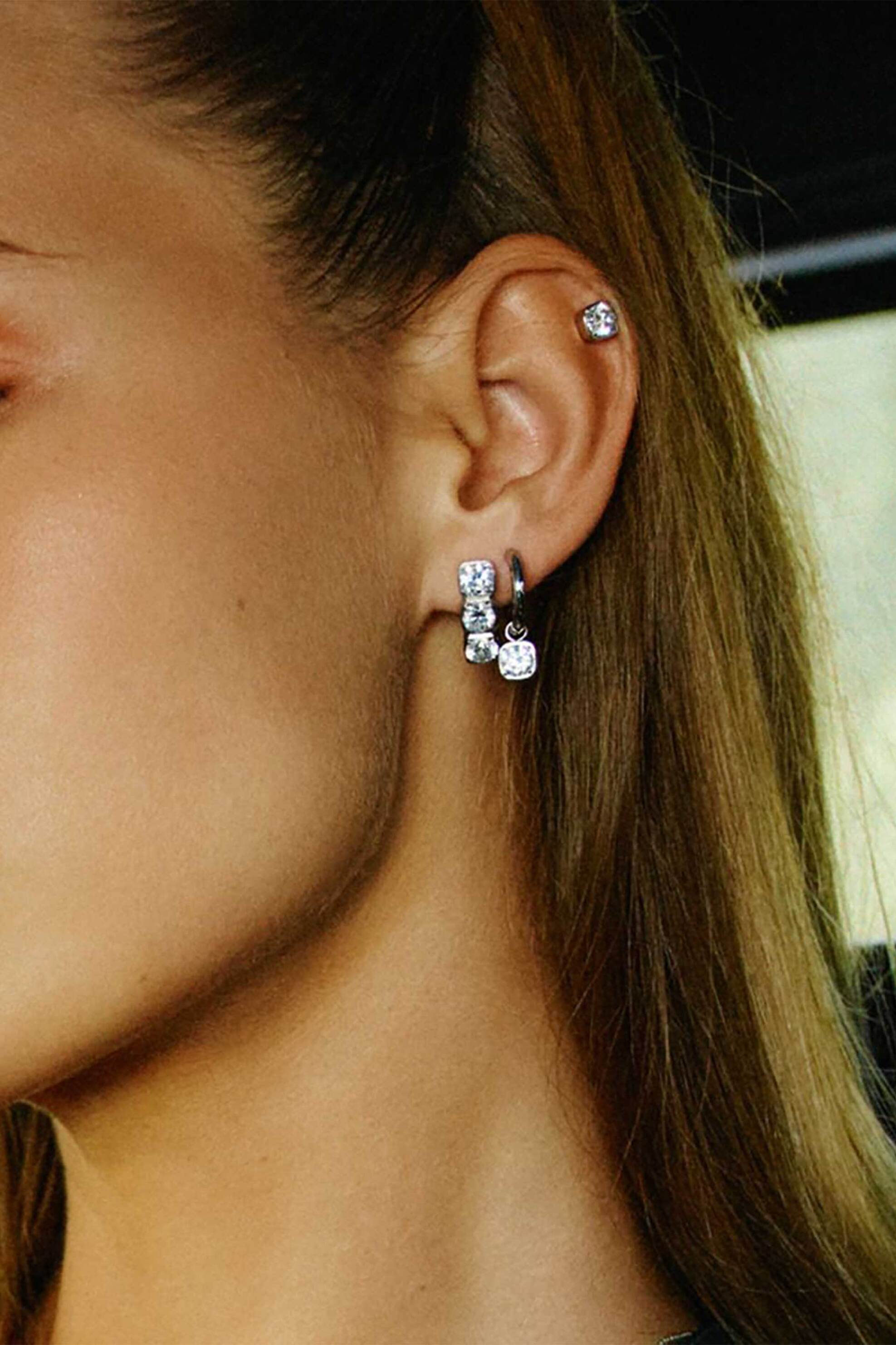 Edblad Γυναικεία Σκουλαρίκια Gemma Hoops Steel - 129426