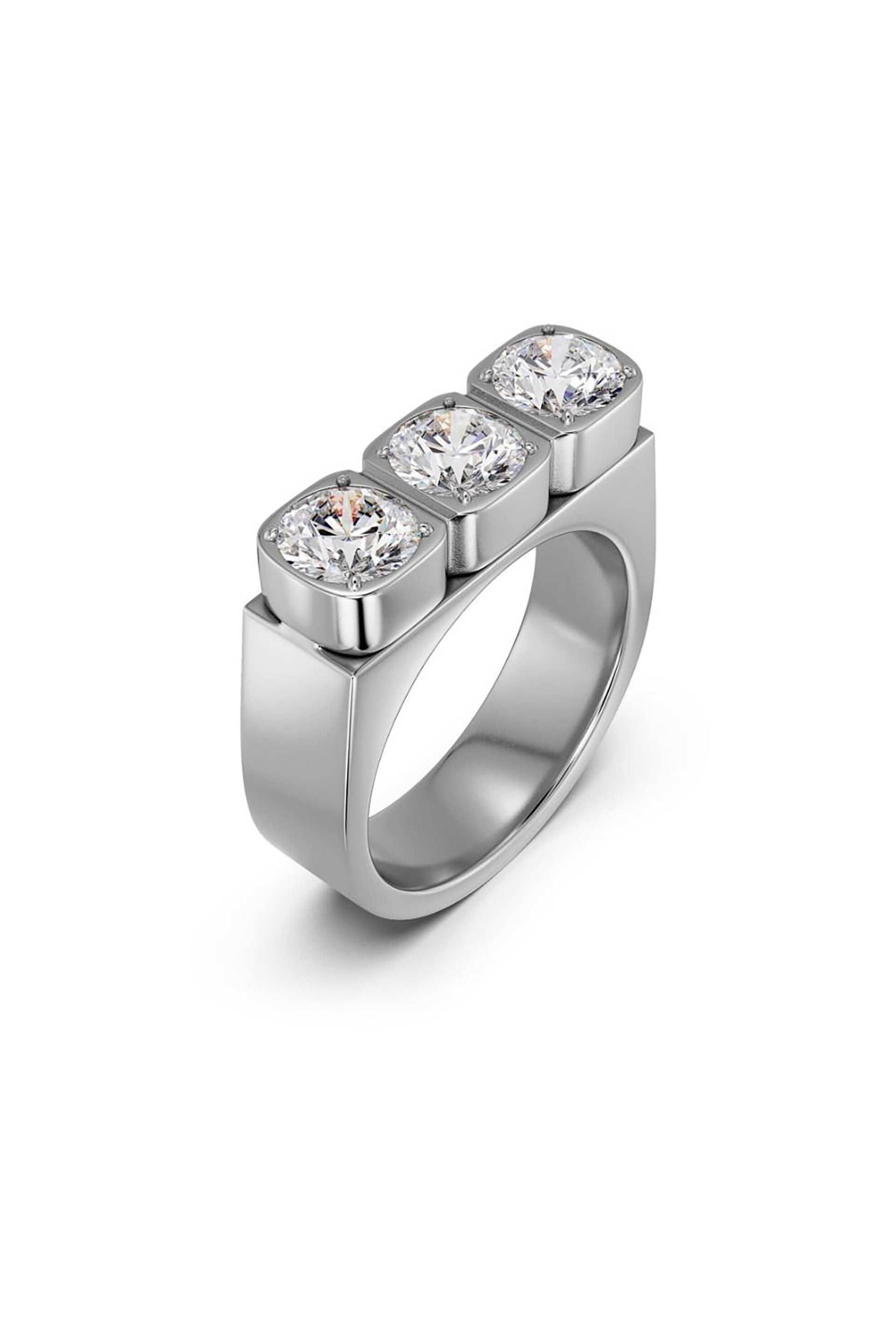 EDBLAD γυναικείo δαχτυλίδι "Gemma Ring Steel" (L) - 129432-L