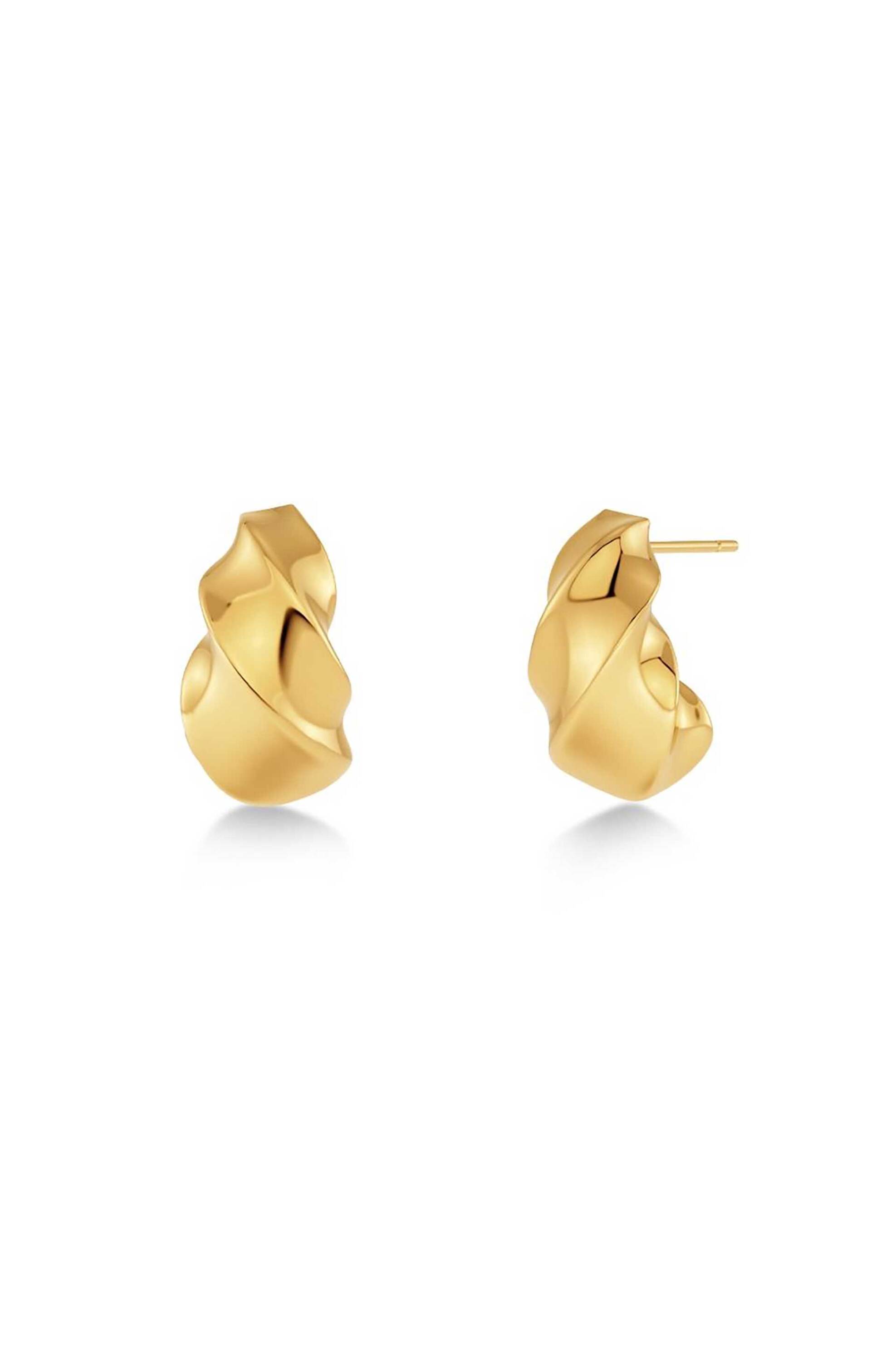 EDBLAD γυναικεία σκουλαρίκια "Helix Studs Gold" - 129441