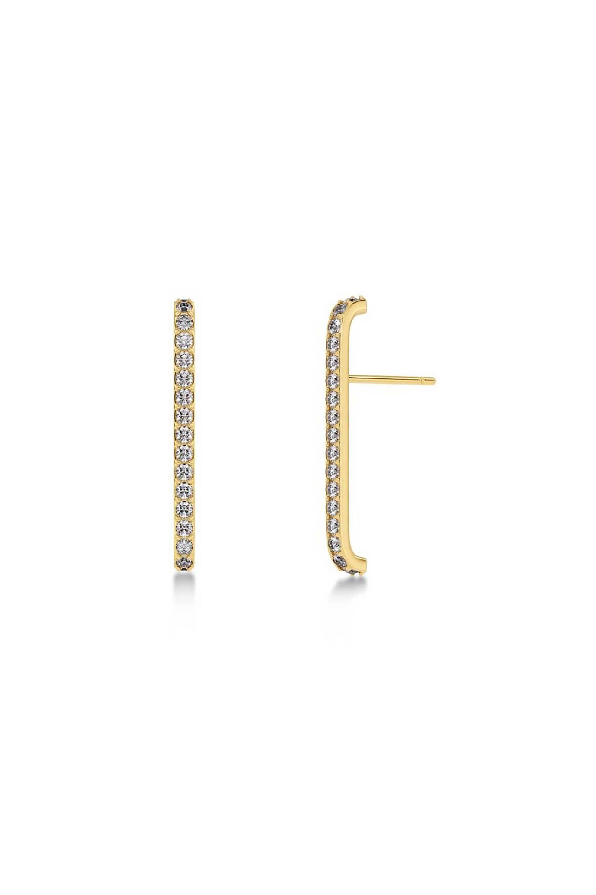 EDBLAD γυναικεία σκουλαρίκια "Plié Lobe Studs Gold" - 129461