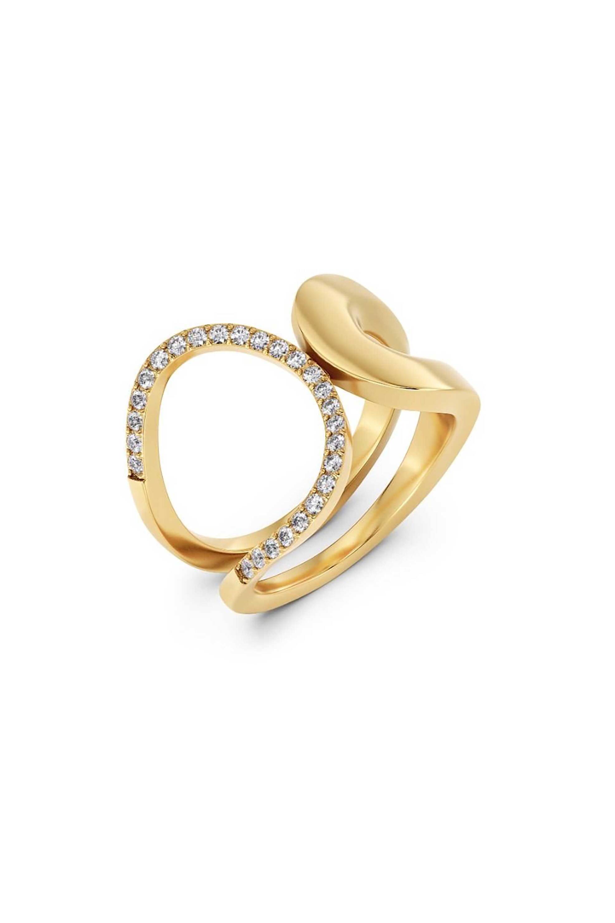 EDBLAD γυναικείο δαχτυλίδι "Plié Ring Gold" (M) - 129469-M